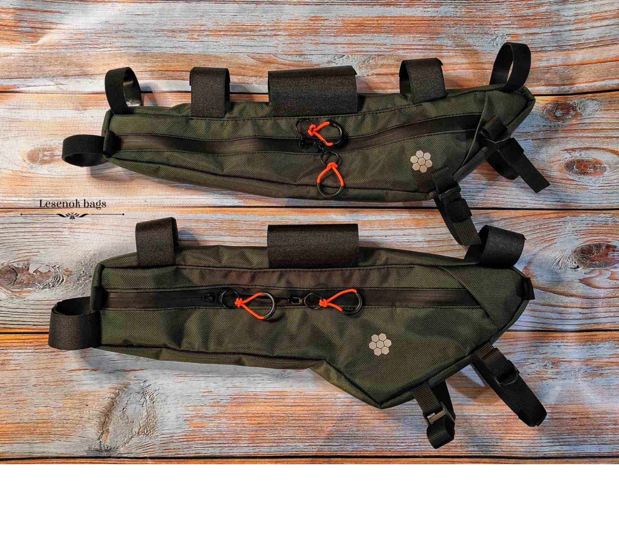 Custom Half Frame Bike Bag Long by Lesenok