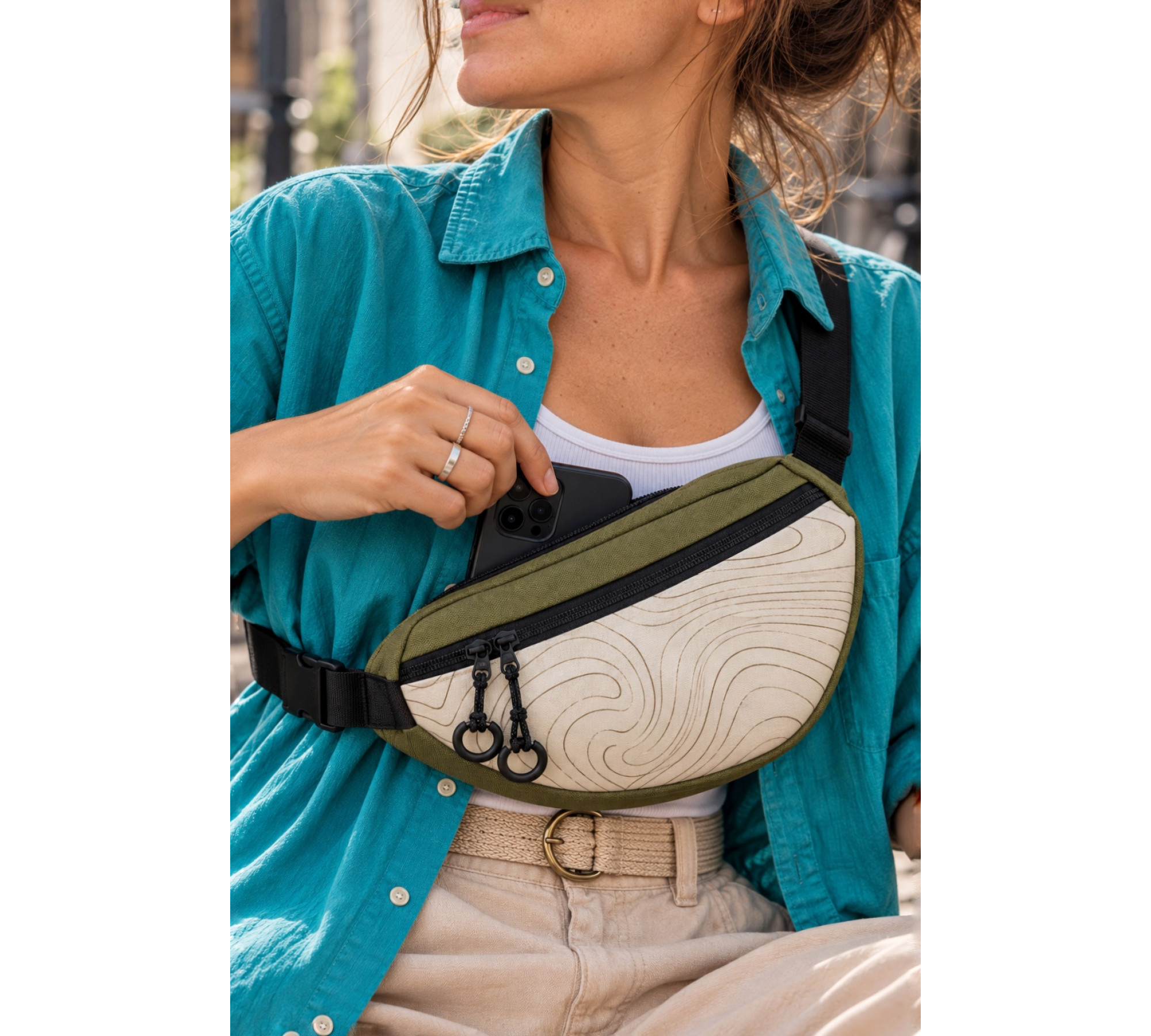TRVL Cycling Waist Bag for City Rides & Travel