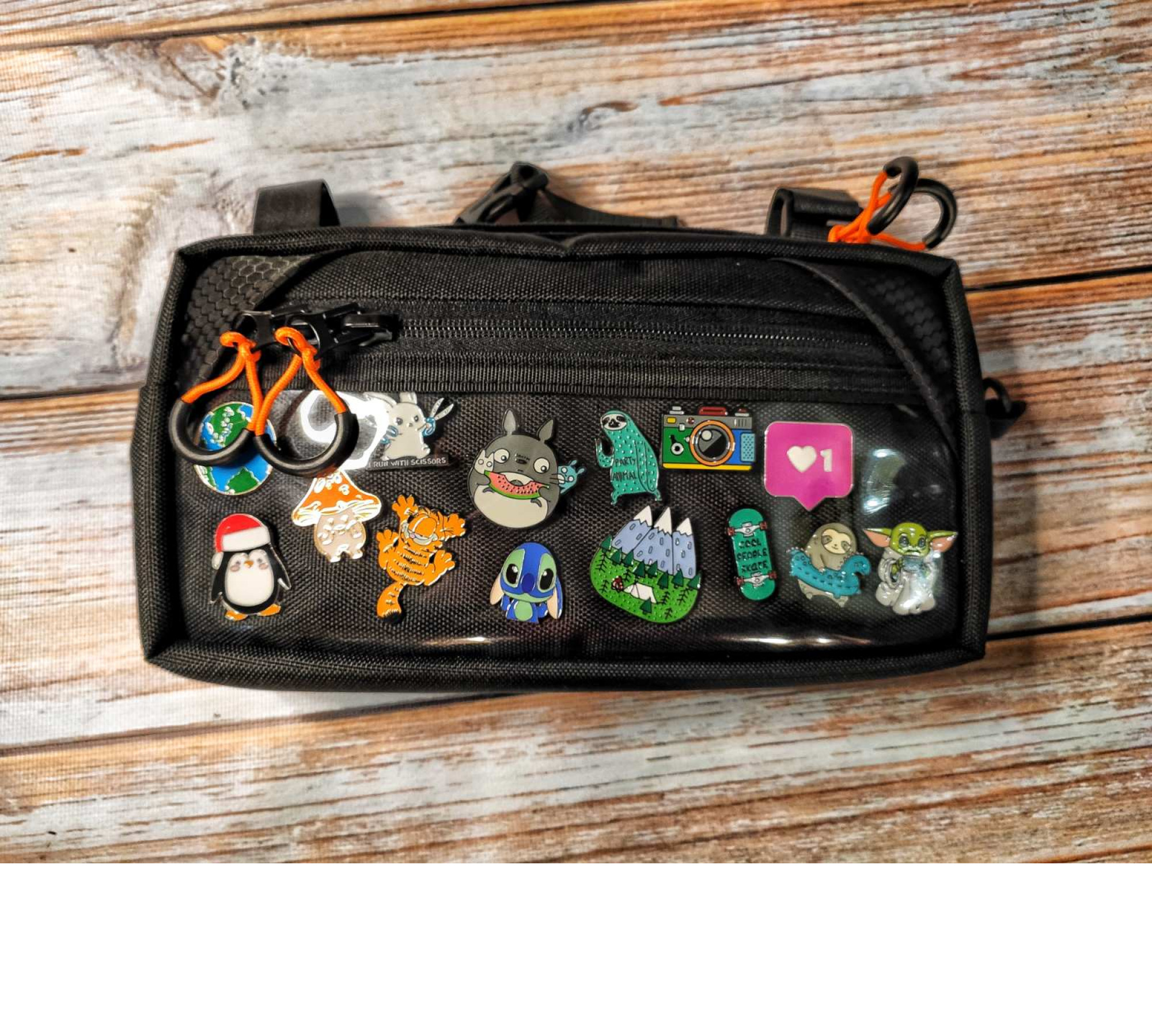 Handlebar ride bag bag clear front Lesenok