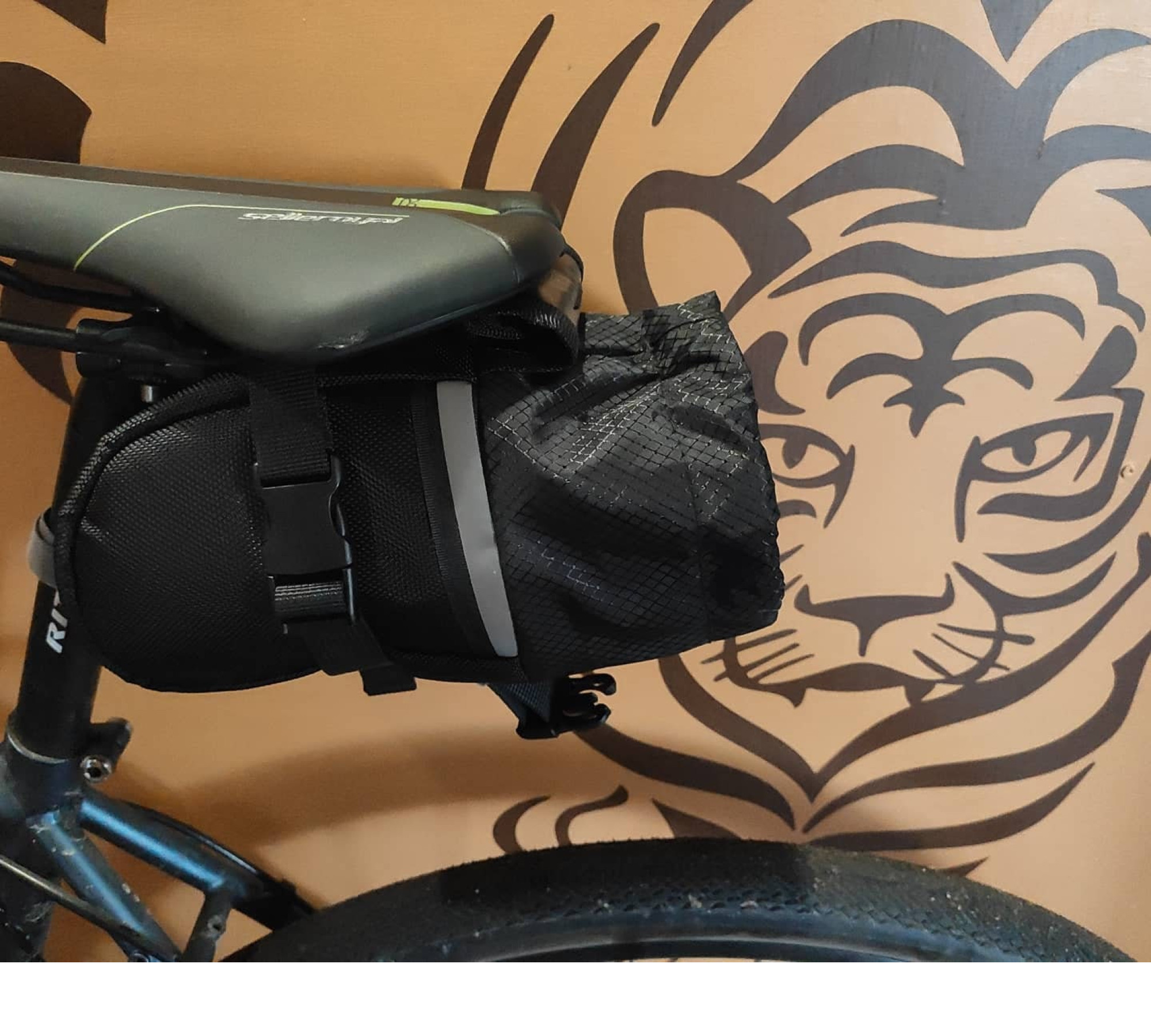 Bike Bag Saddle custom Bicycle Accessories Saddle bag bike Cycling gifts Biking bag Urban cycling bags  Tube rear rack bag  Gravel bag.