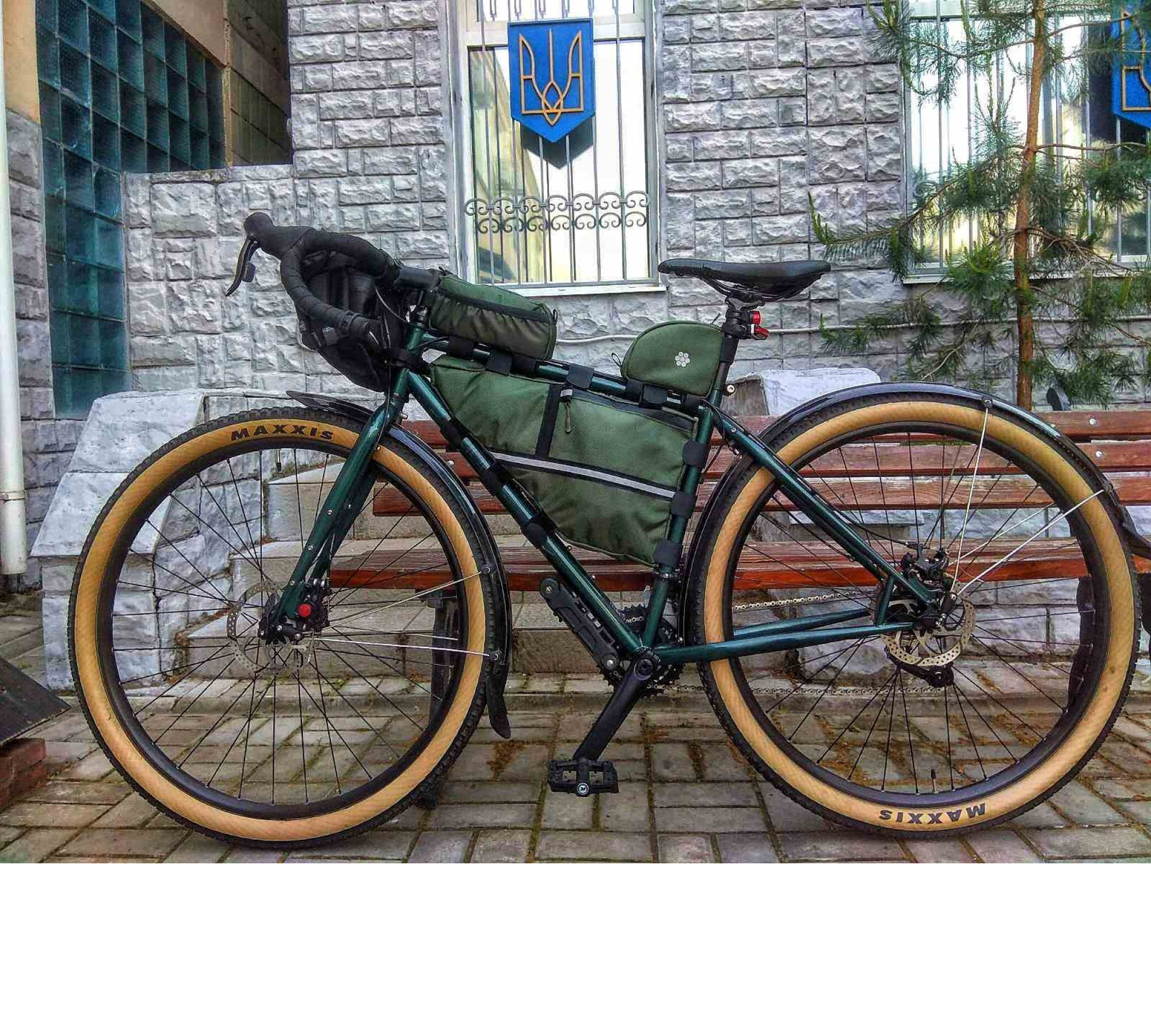 Set-4 Handlebar Cycling Bag+ frame bag+ full frame bag+small bike bag- custom, Cycling gifts - bicycle accessories for gravel ride bikepack.