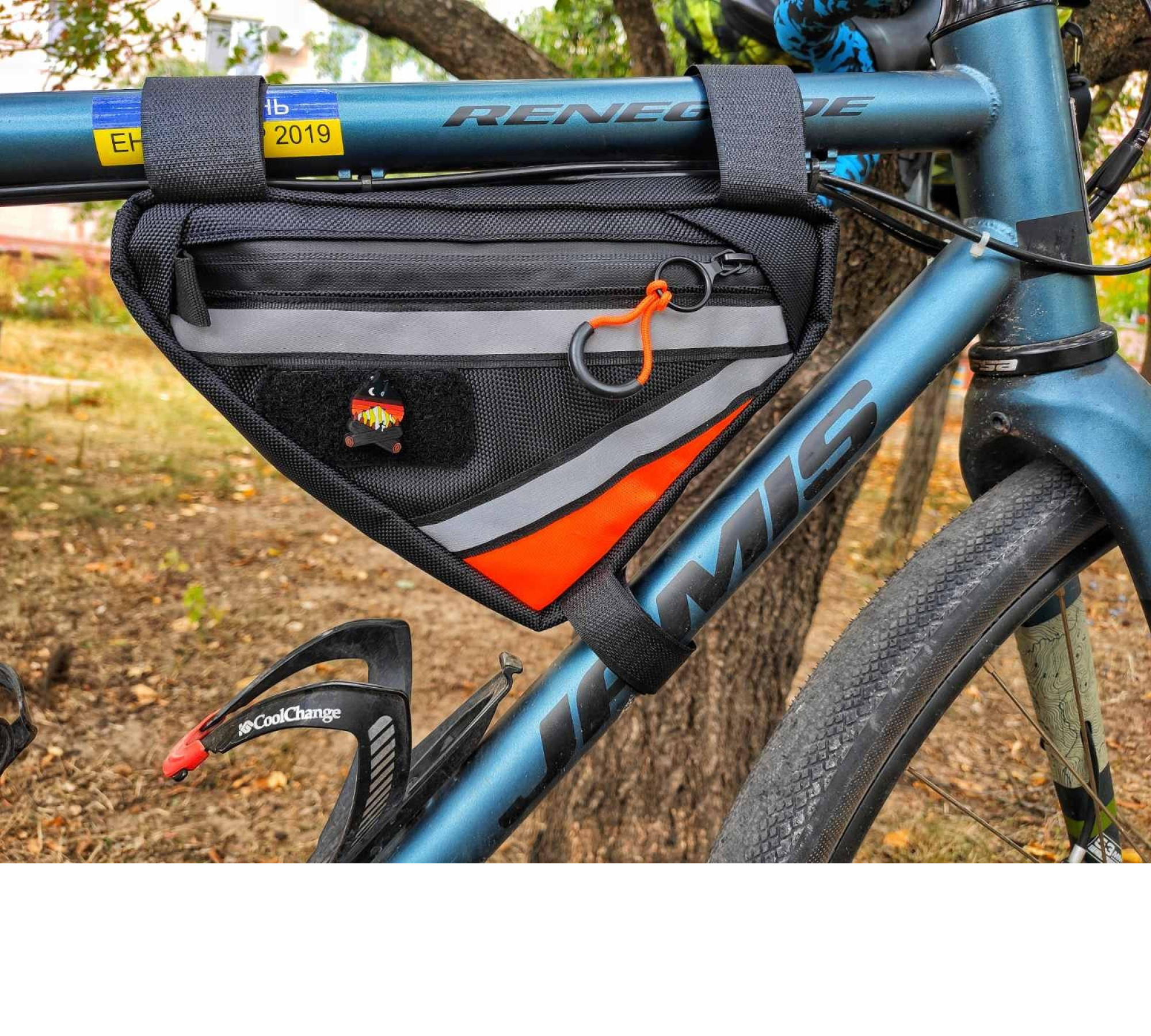 Bike Frame Bag, Small Bike Bag, Bikepack, Cycling Bag, Half Frame Bag, Mtb frame bag, Custom bike frame bag - Lesenok bag