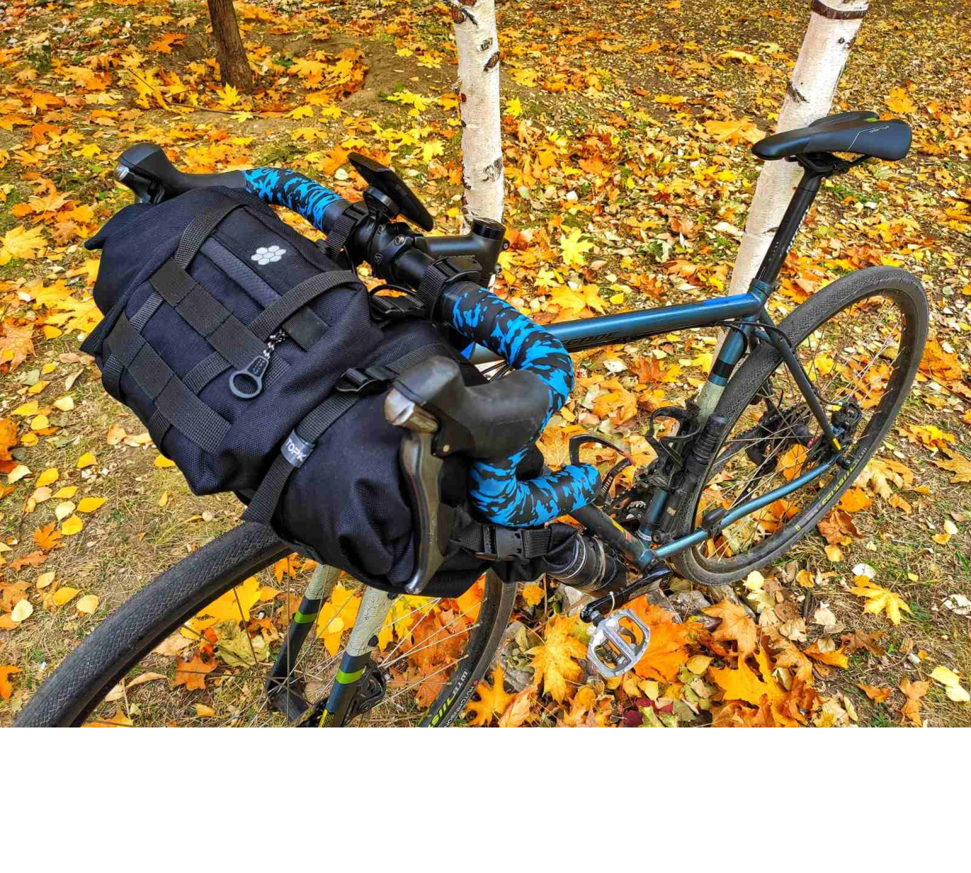 Bike bag (Roll-Top), Travel bag, Road trip, handlebar bag, mountain bike, bicycle accessories, bicycle handlebar bag, - Lesenok bag