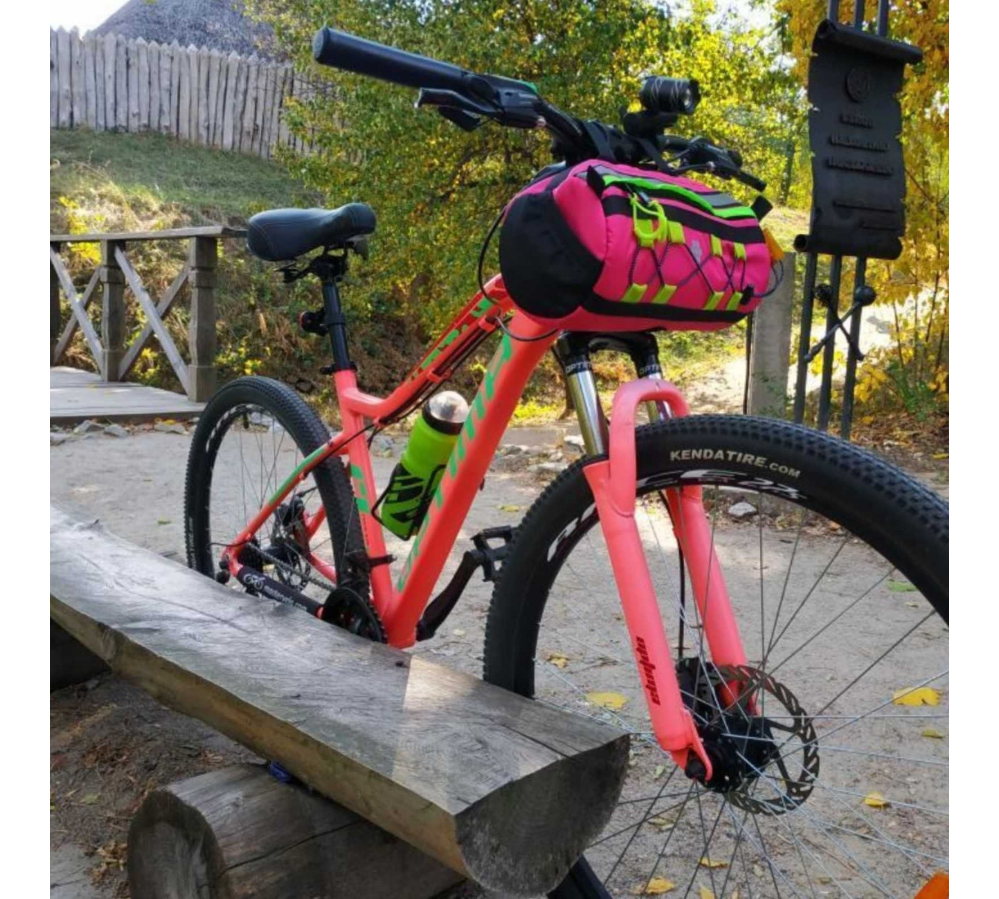 Handlebar bag custom style. Barrel bag pack. Bicycle Handlebar Bag, Bike bag, bike decor bar, Cycling bag, bicycle birthday.