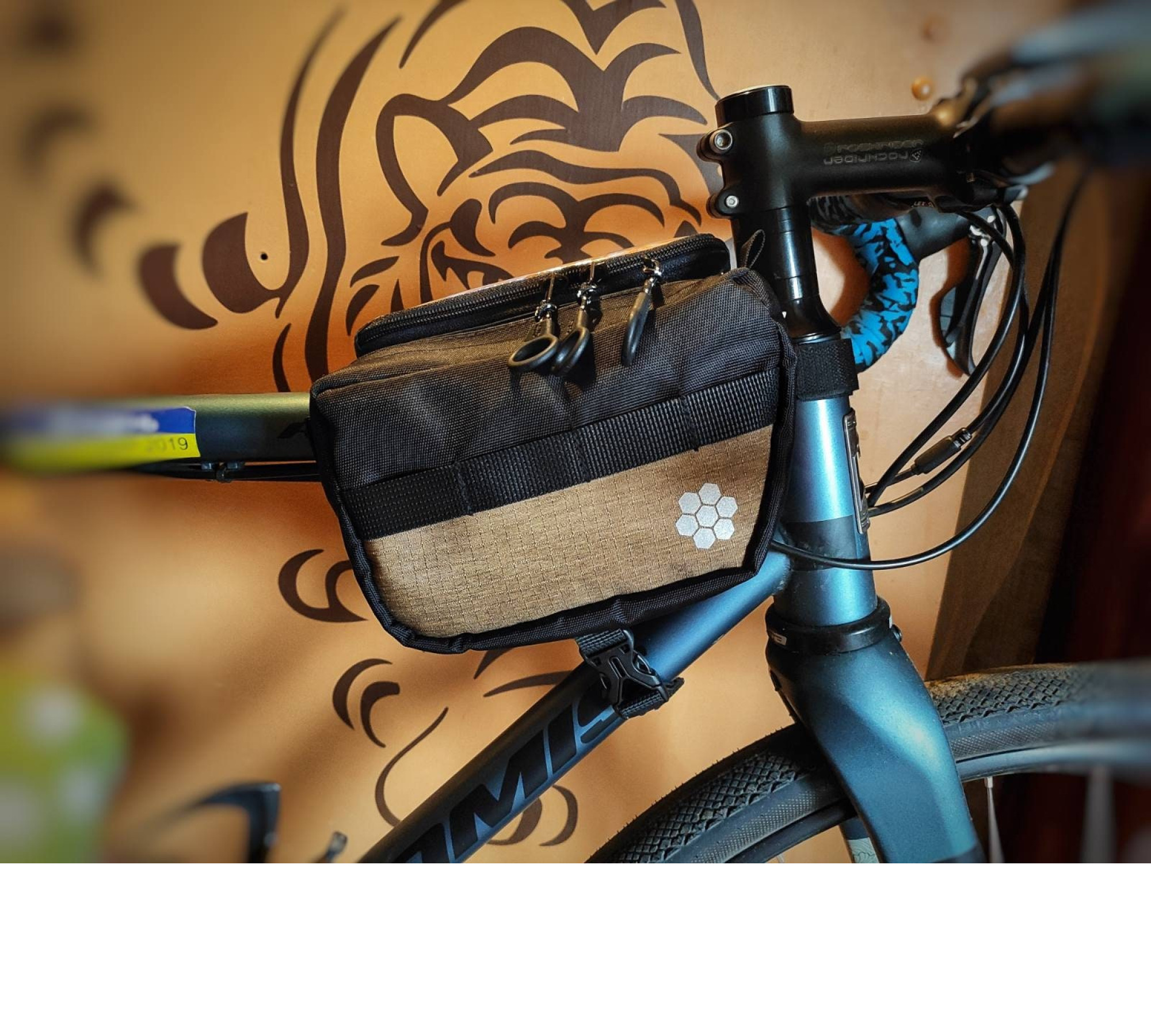 Bicycle Accessories Bag custom Bike Frame Bag Cycling Gifts Clear Phone Case Bike decor for women -  Cyclist anniversary Bicycle bag.