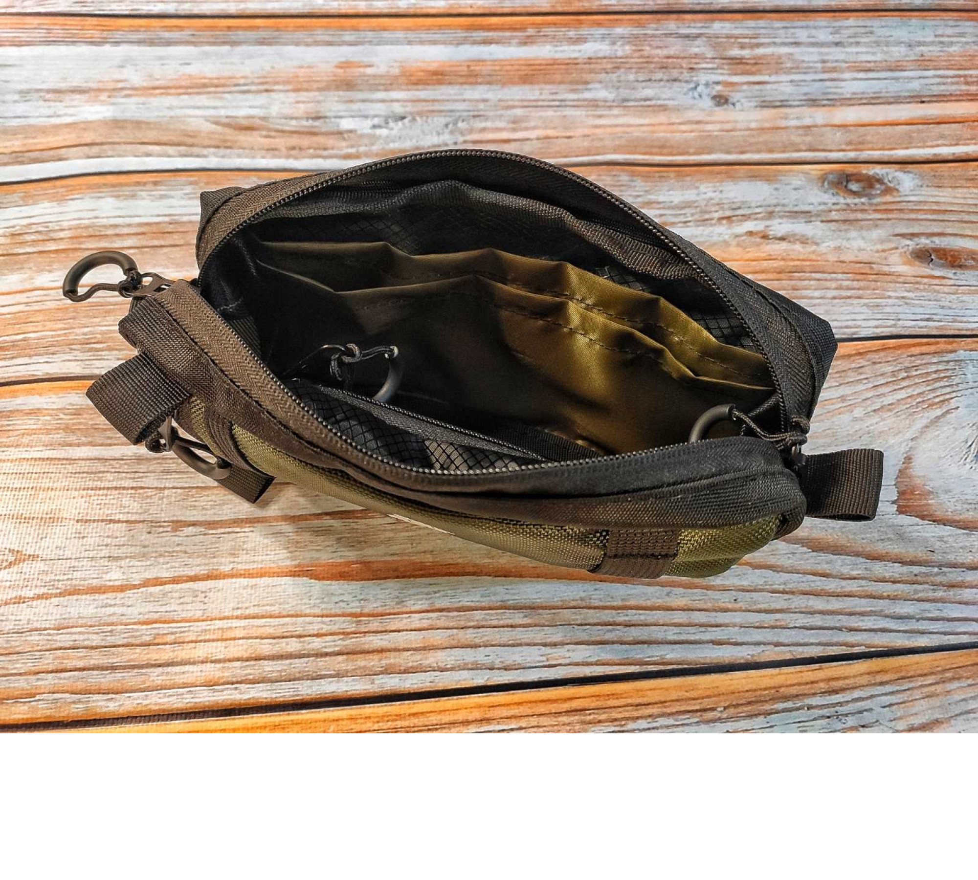 EDC Gear Bag 3-1! Travel Wallet. Fanny Pack mens custom. Belt bag. Cycling hip pack. Edc tray. Purse organizer Travel jewelry gifts.