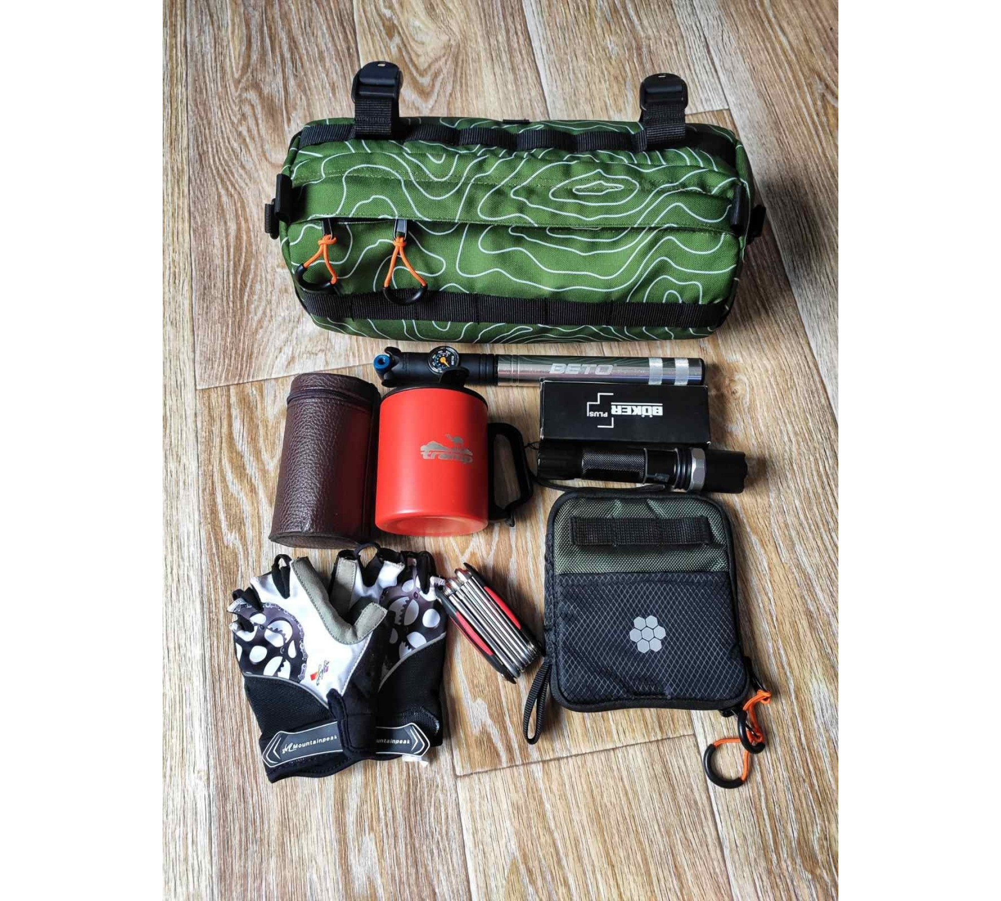 Barrel bag Handlebar bag front gravel Cycle bag gear custom Cycling bag gifts Pack bag cycling Bicycle accessories Bikepacking bike bag.