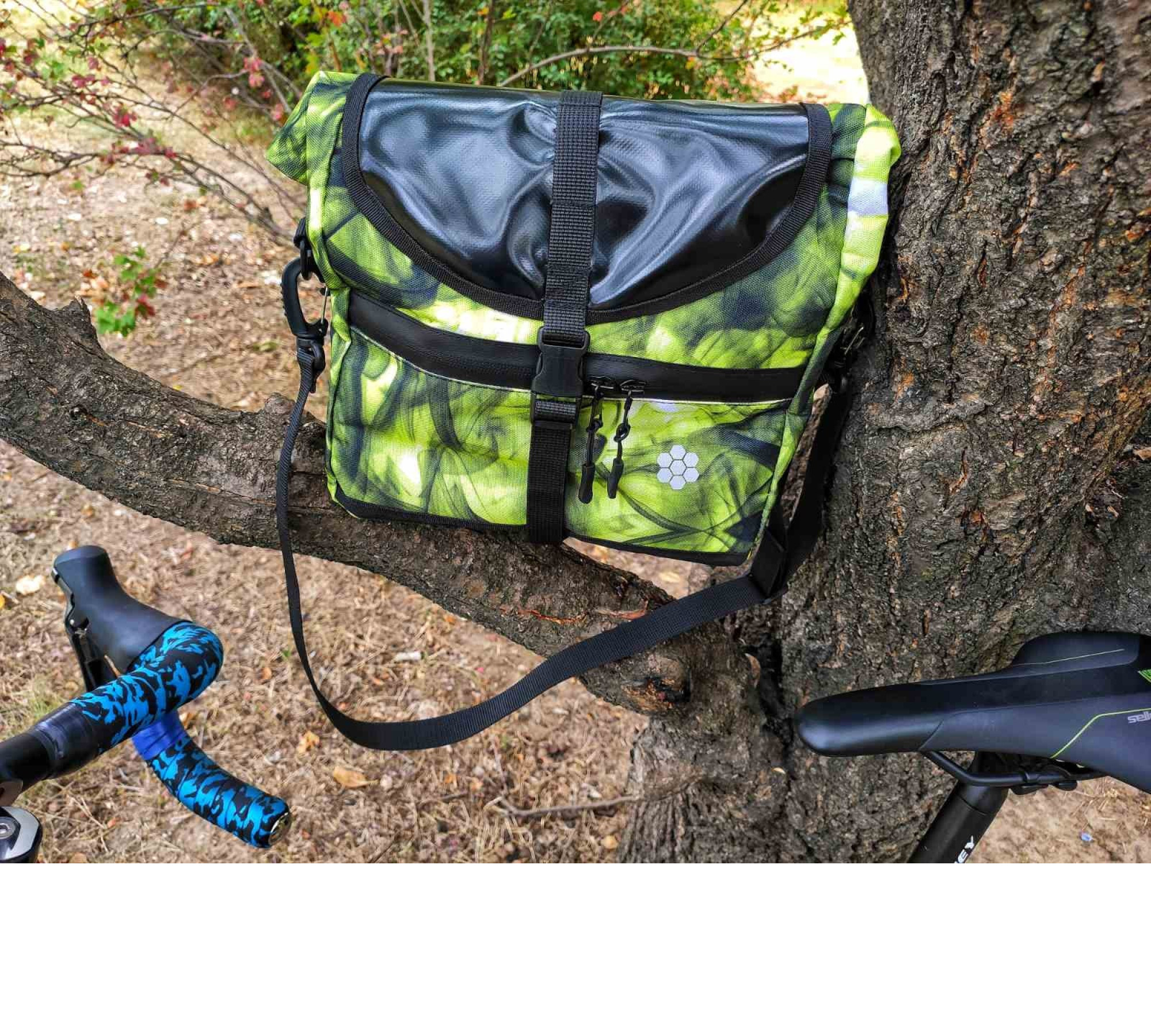 Bicycle Handlebar Bag. Bike bag gear. Cycling bag bike pack. Bikepacking bag custom. Sport bag gifts.