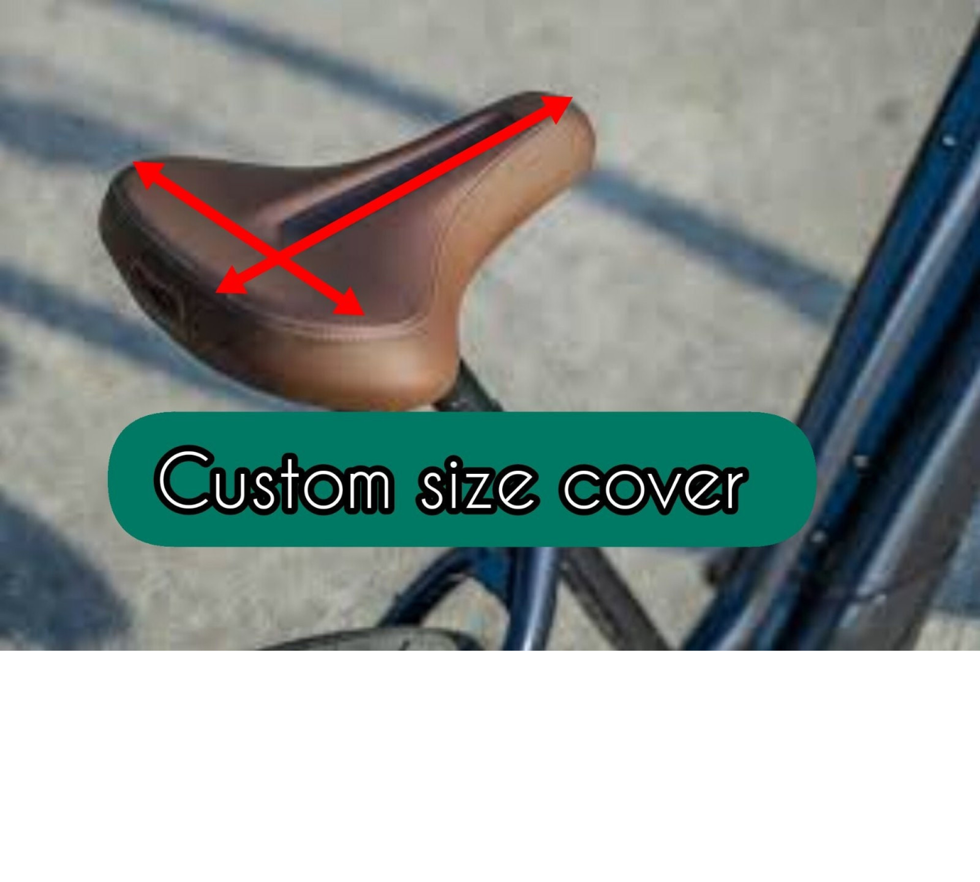 Seat cover for Bicycle saddle cover double-sided. A gift for a bicyclist traveler. Bag for biking and bikepacking. Bike saddle protection.