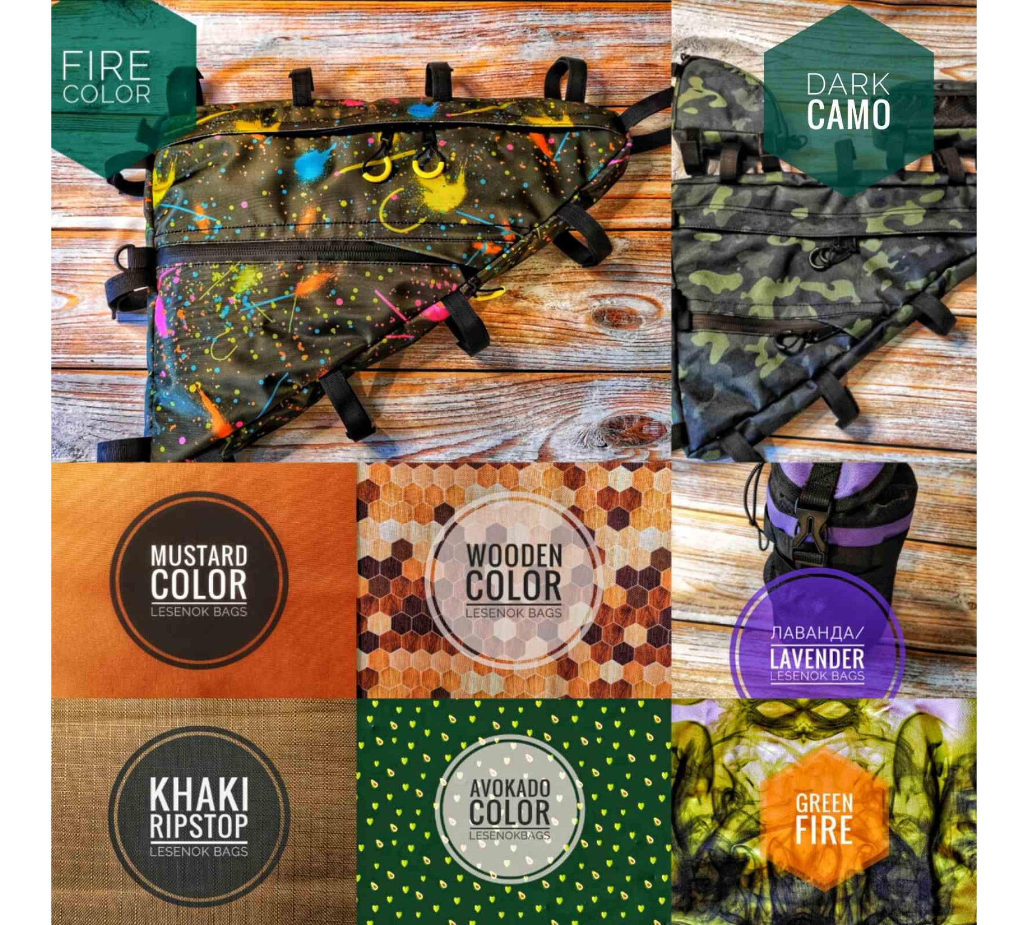 Urban cycling bag Cycle bag Waist Bag Hip Pack, Belt Bag Cycling gifts green khaki personalized