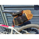 Saddle Bag Bicycle Rear Gifts 3-4L Rol-top, Road Trip Cycling Gifts Gravel,  Bike Accessories urban cycling. Biking bag custom color.