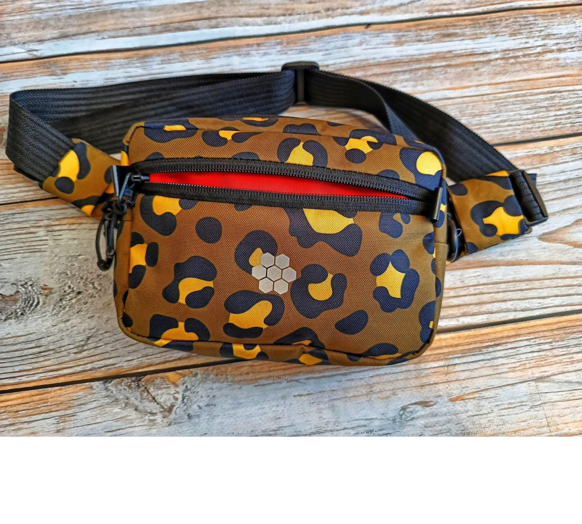 Women Cycling Gifts Small Fanny Pack custom Leopard Light and Minimalist Hip Pack, bum bag mens fanny pack Bicycle gifts belts bags.