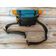 Handlebar Bag|Waist Bag roll-top cistom bag for ride trip| Rainbow bright belt bag|Feeder bag