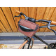Braun Half Frame Bag Custom Design, Fahrrad Rahmentasche gifts, triangle bike bag mini, MTB frame bag