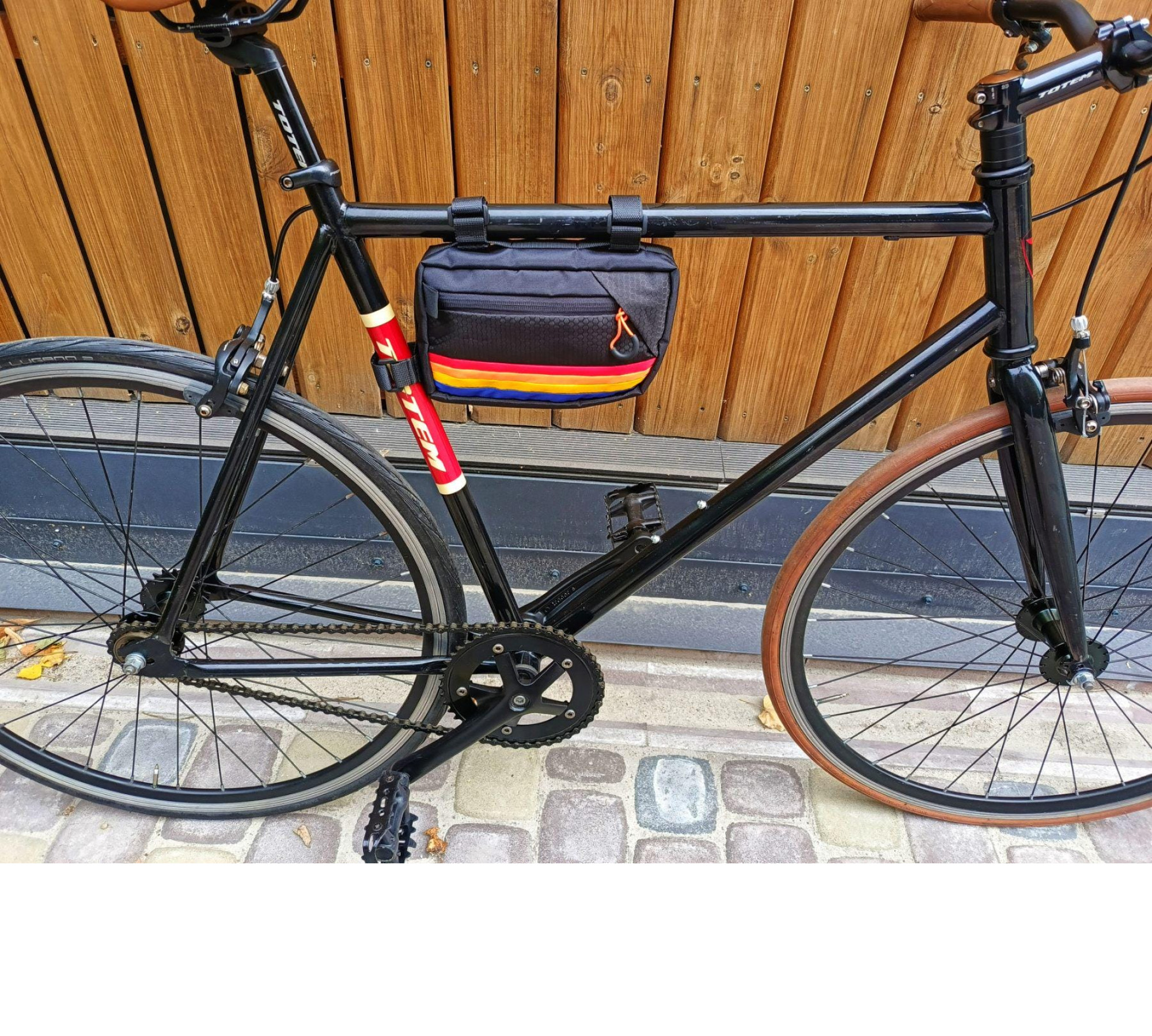 Rainbow Mini  Half Frame Bag Custom Design, Fahrrad Rahmentasche gifts, triangle bike bag mini, MTB frame bag