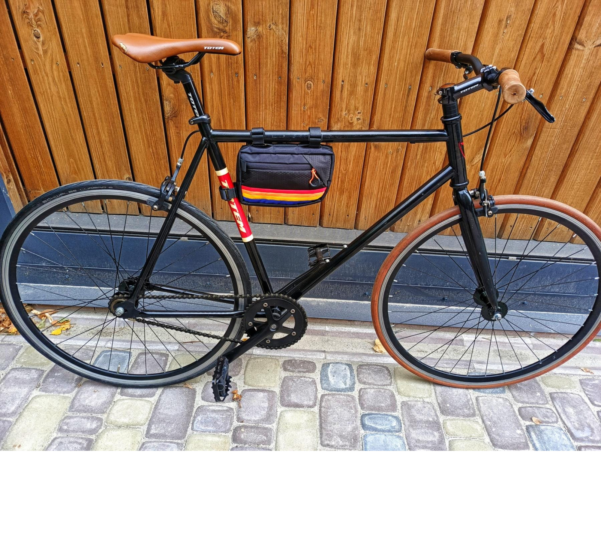 Rainbow Mini  Half Frame Bag Custom Design, Fahrrad Rahmentasche gifts, triangle bike bag mini, MTB frame bag