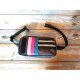 Cycling hip bag Rainbow, Vibrant Multipurpose Bike Bag: Handlebar, Hip & Commuter Cycling Accessory for Women.