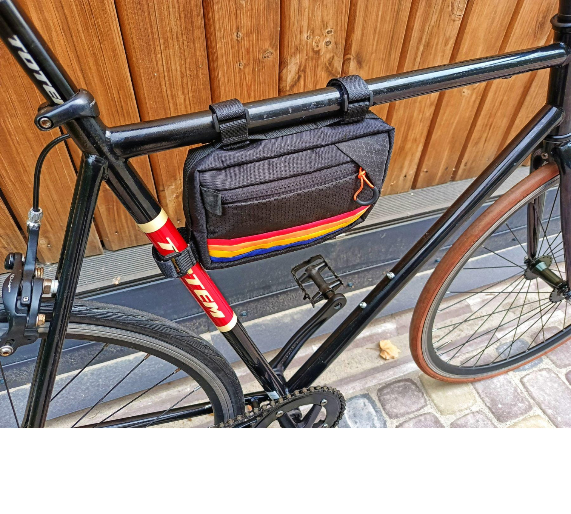 Rainbow Mini  Half Frame Bag Custom Design, Fahrrad Rahmentasche gifts, triangle bike bag mini, MTB frame bag