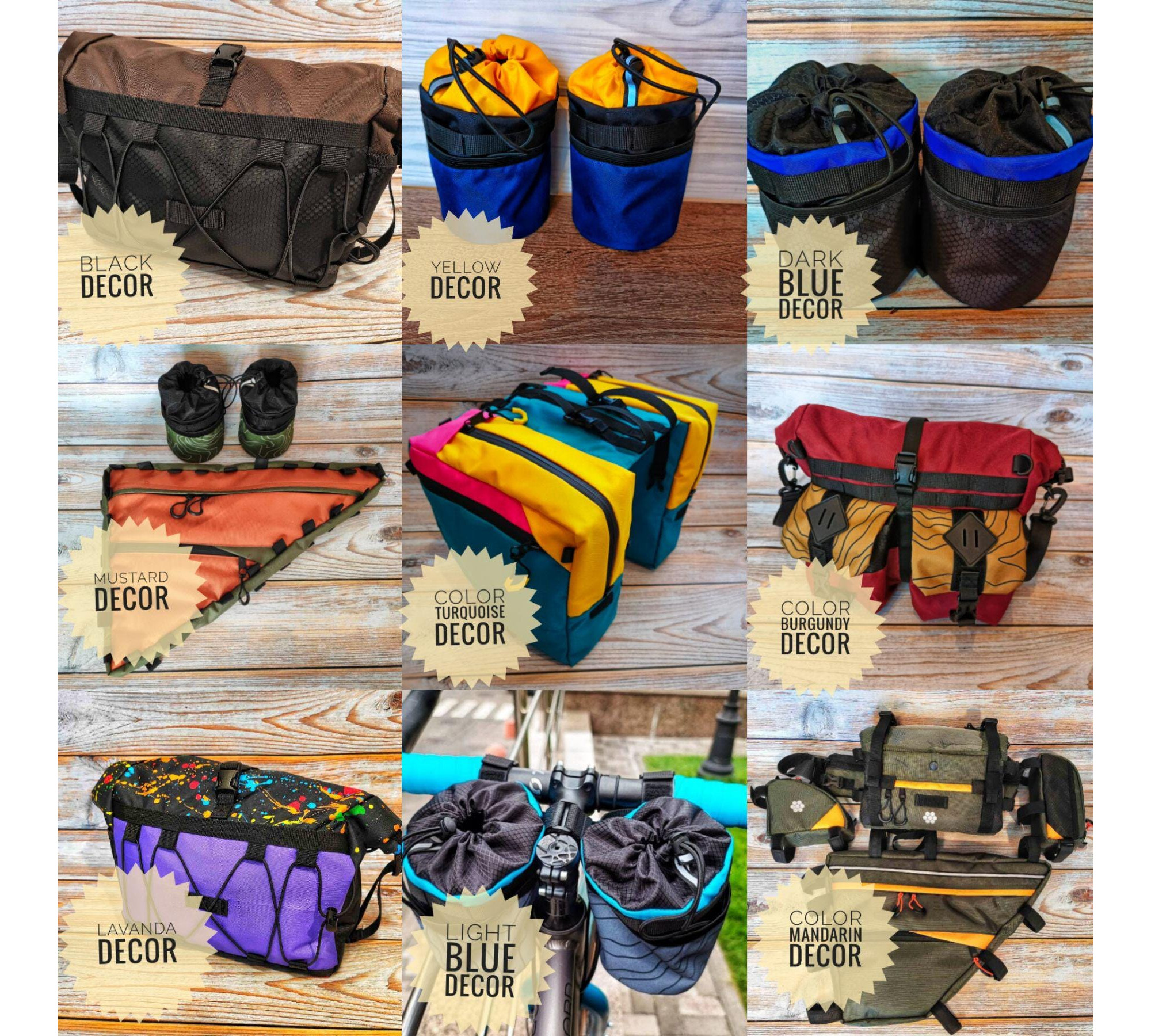 Cycling hip bag Rainbow, Vibrant Multipurpose Bike Bag: Handlebar, Hip & Commuter Cycling Accessory for Women.