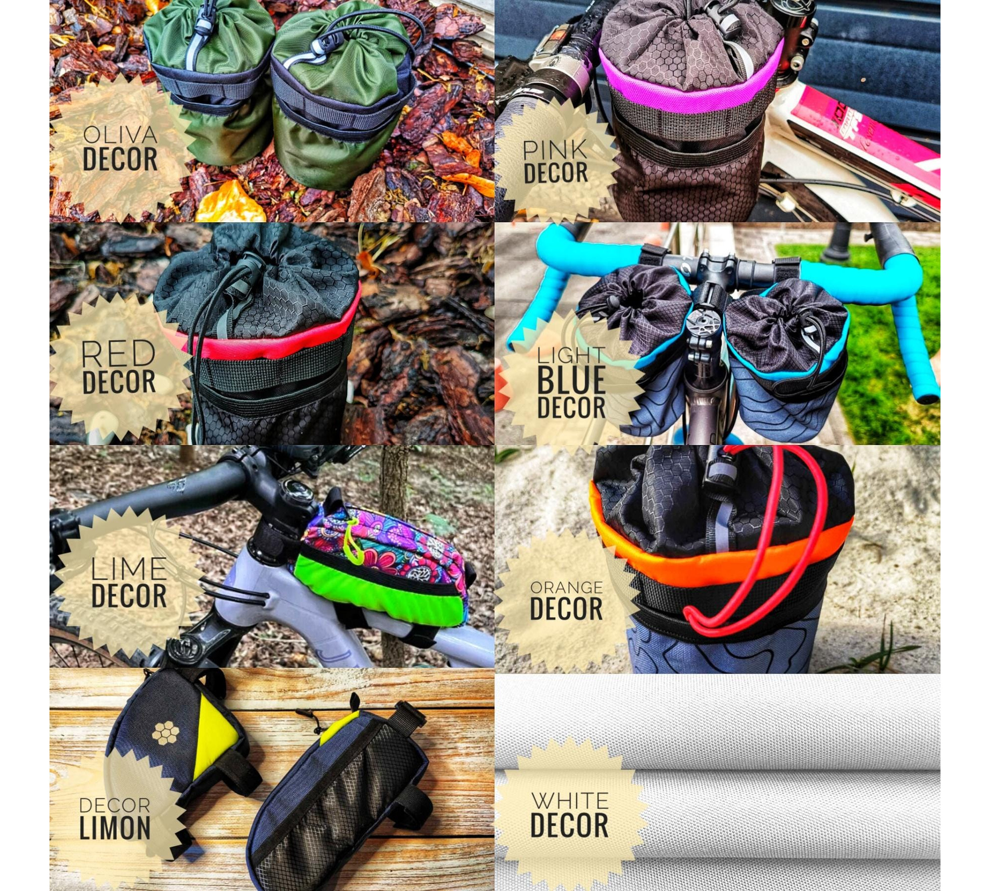 Cycling hip bag Rainbow, Vibrant Multipurpose Bike Bag: Handlebar, Hip & Commuter Cycling Accessory for Women.