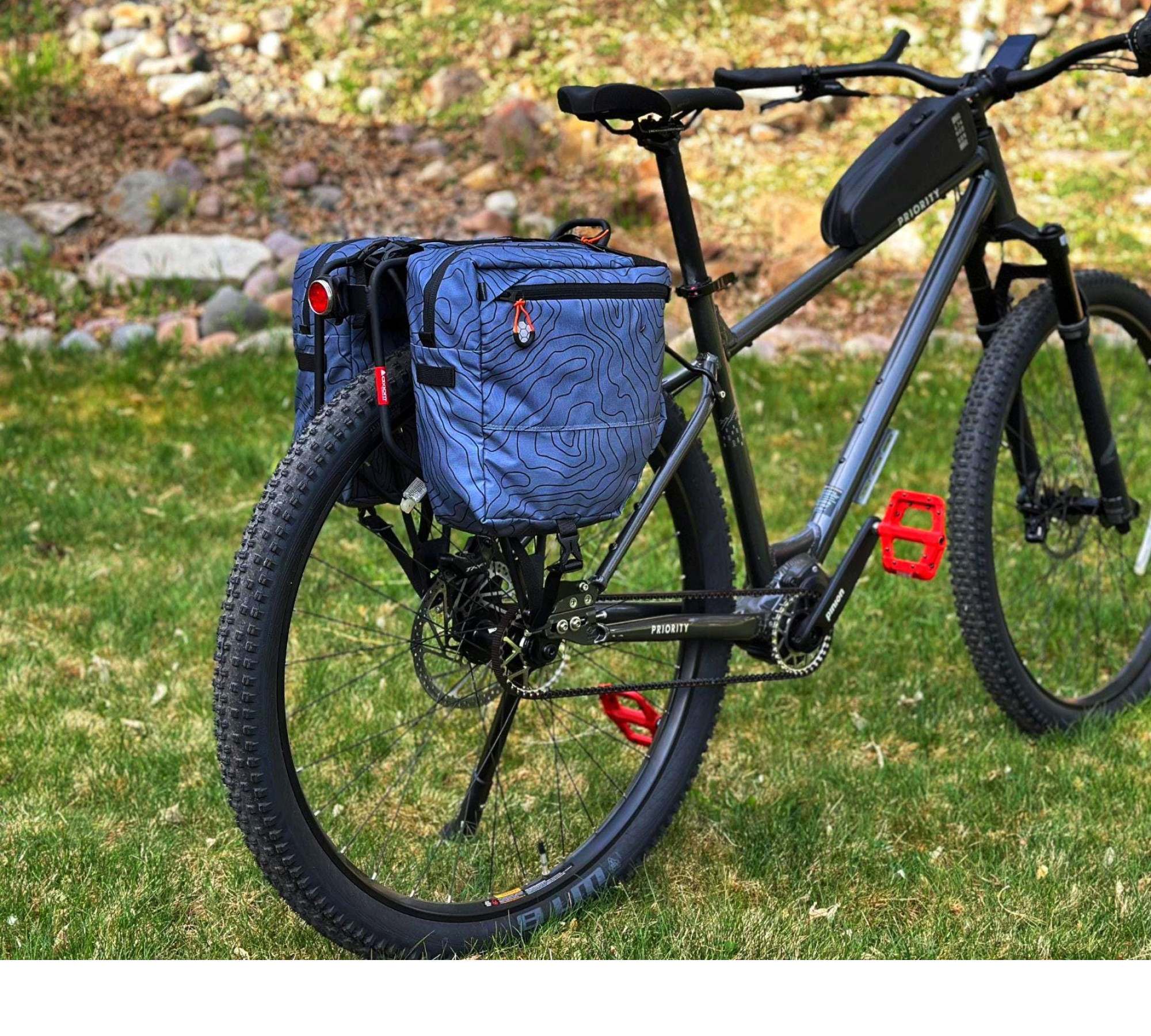 Trunk Bike Bag Custom stile, bicycle gear gifts, bicycle saddle bike accessories bag gravel bikepacking, for the city bike bags Lesenok.
