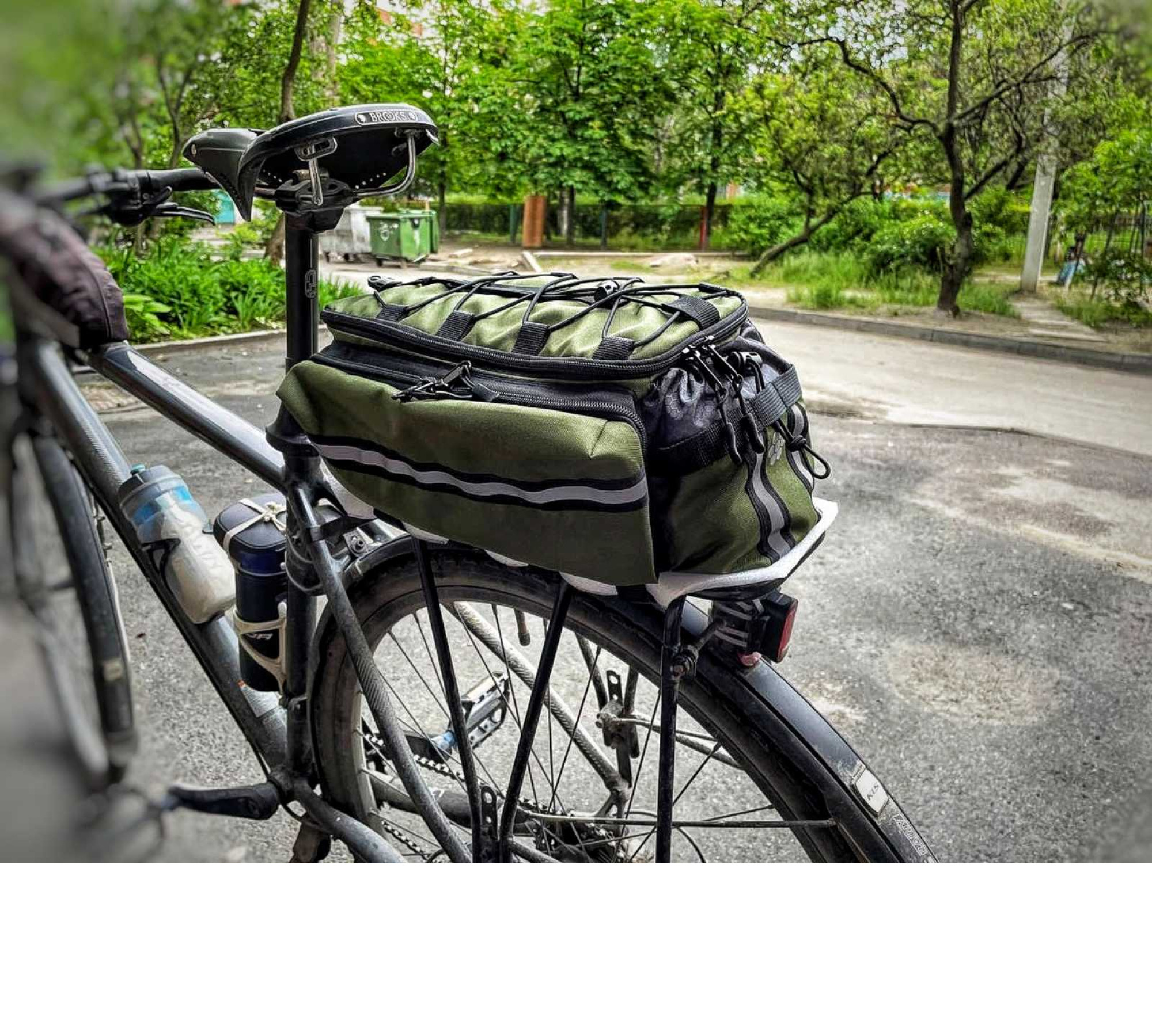 Panniers bags Bicycle pack SIGMA-8 Oliva 