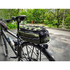 Panniers bags Bicycle pack SIGMA-8 Oliva Lesenok
