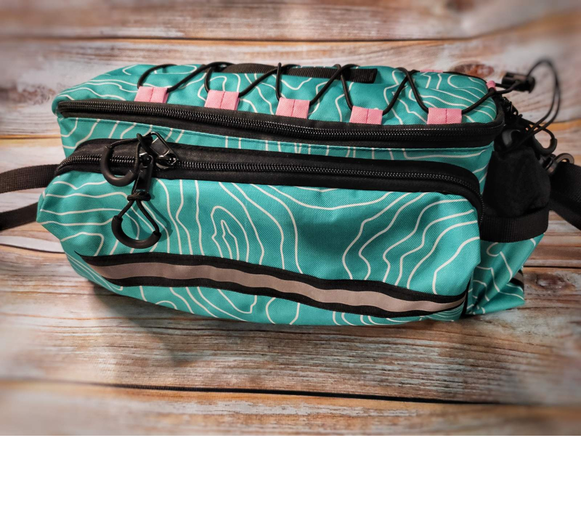 Panniers bags Bicycle pack SIGMA-8 Turquoise relief 