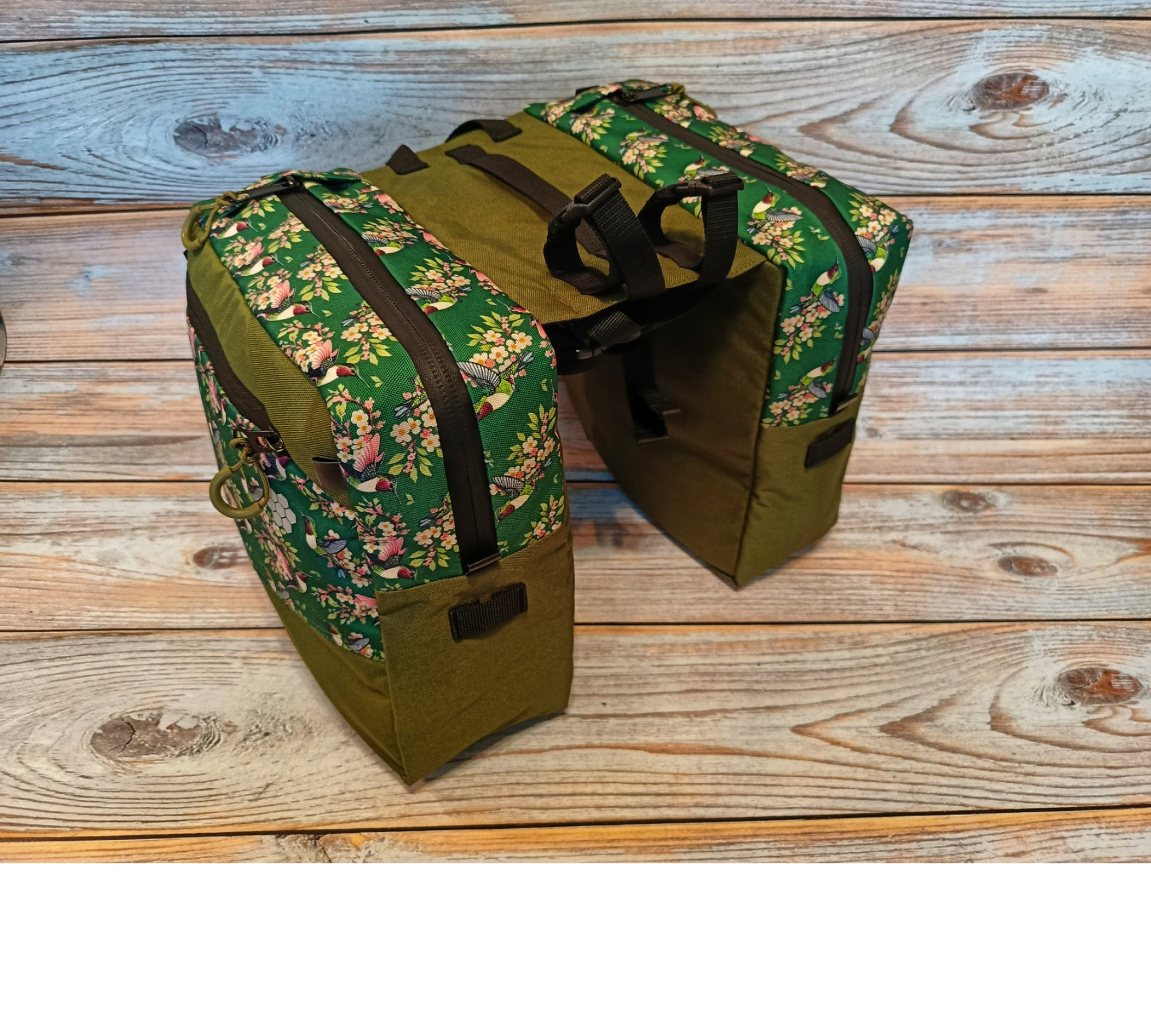 Trunk Bike Bag PROSTIR Olive and calibers Lesenok Trunk Bike Bag PROSTIR Olive and calibers Lesenok