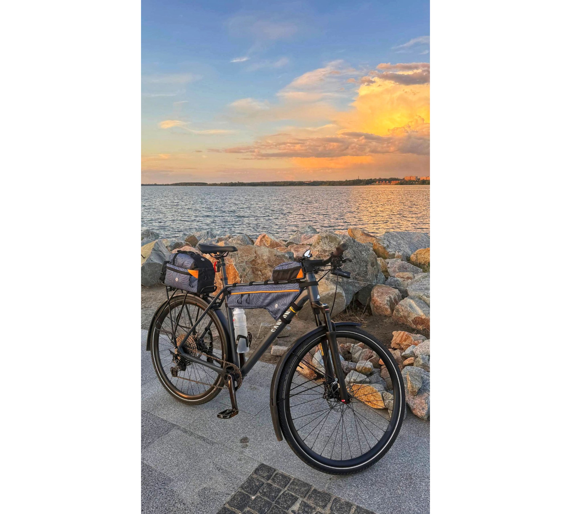 Urban Set of 3 Bike Bags US-3 for Commuting & Bikepacking