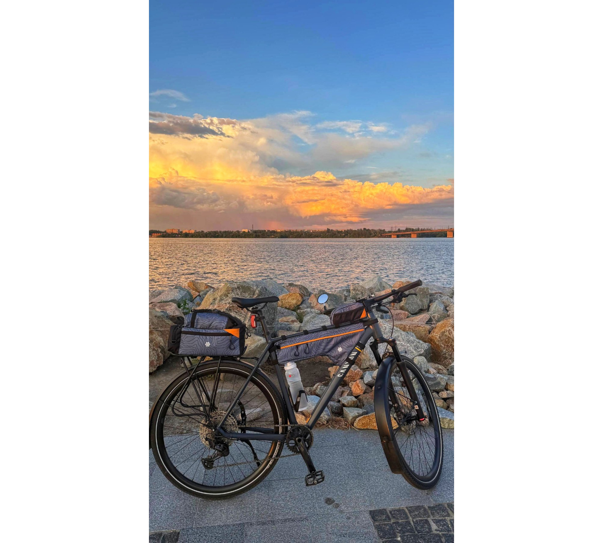 Urban Set of 3 Bike Bags US-3 for Commuting & Bikepacking