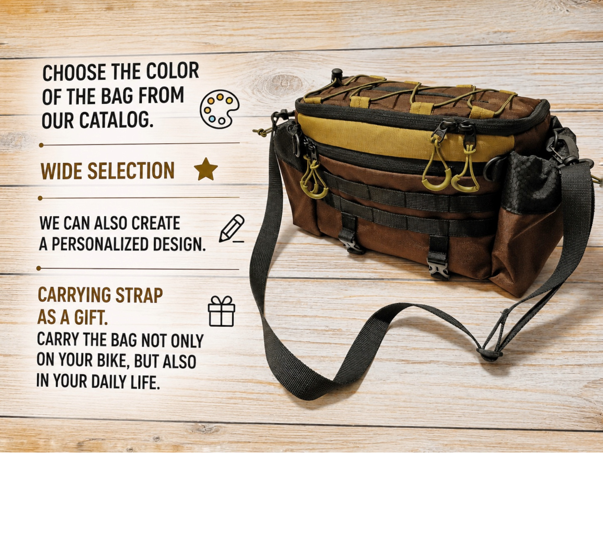 Front Rack Bike Bag VENTURES  Lesenok