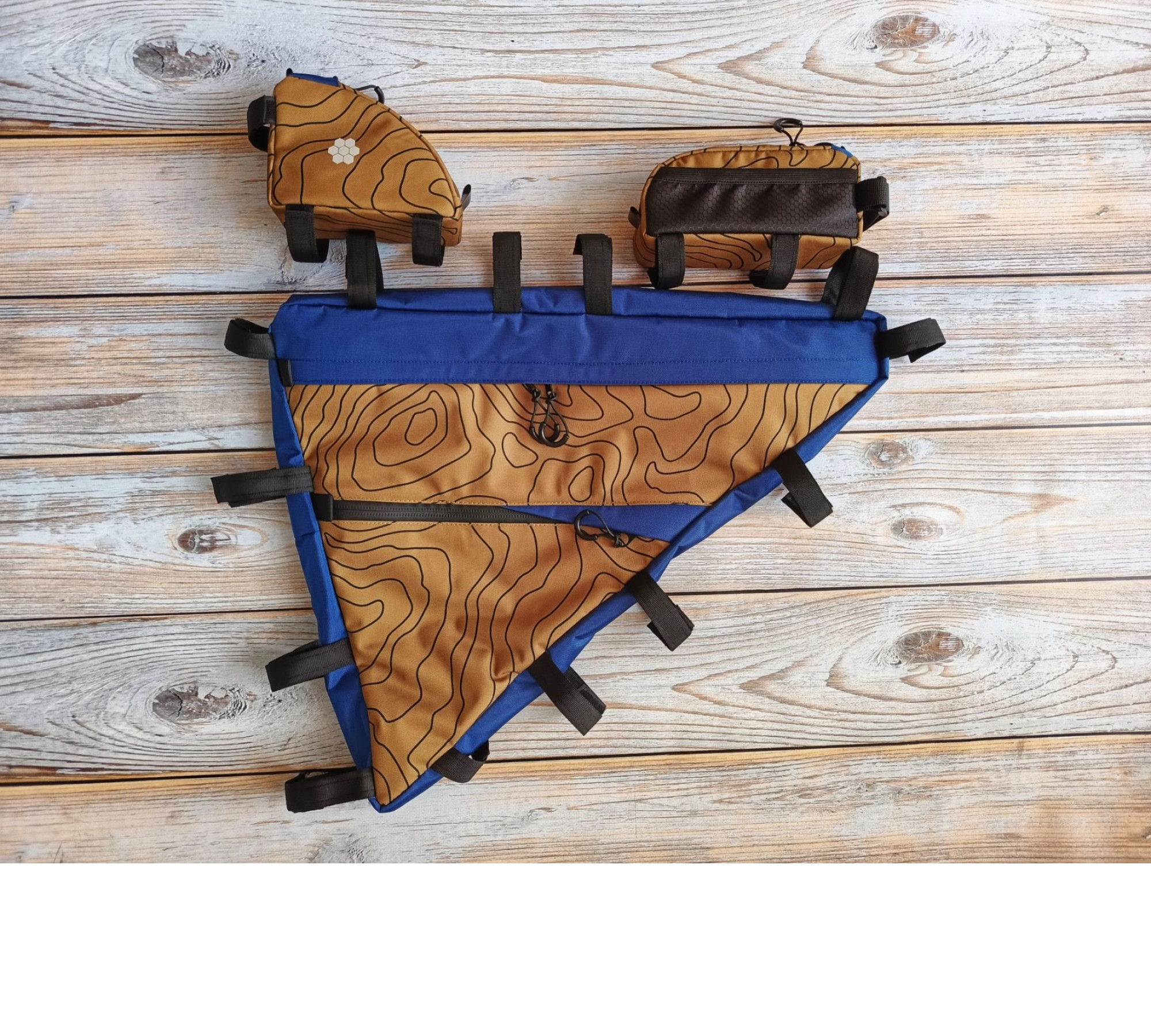Medium Bike Bag Set – 3 Bags Colorful Cycling System