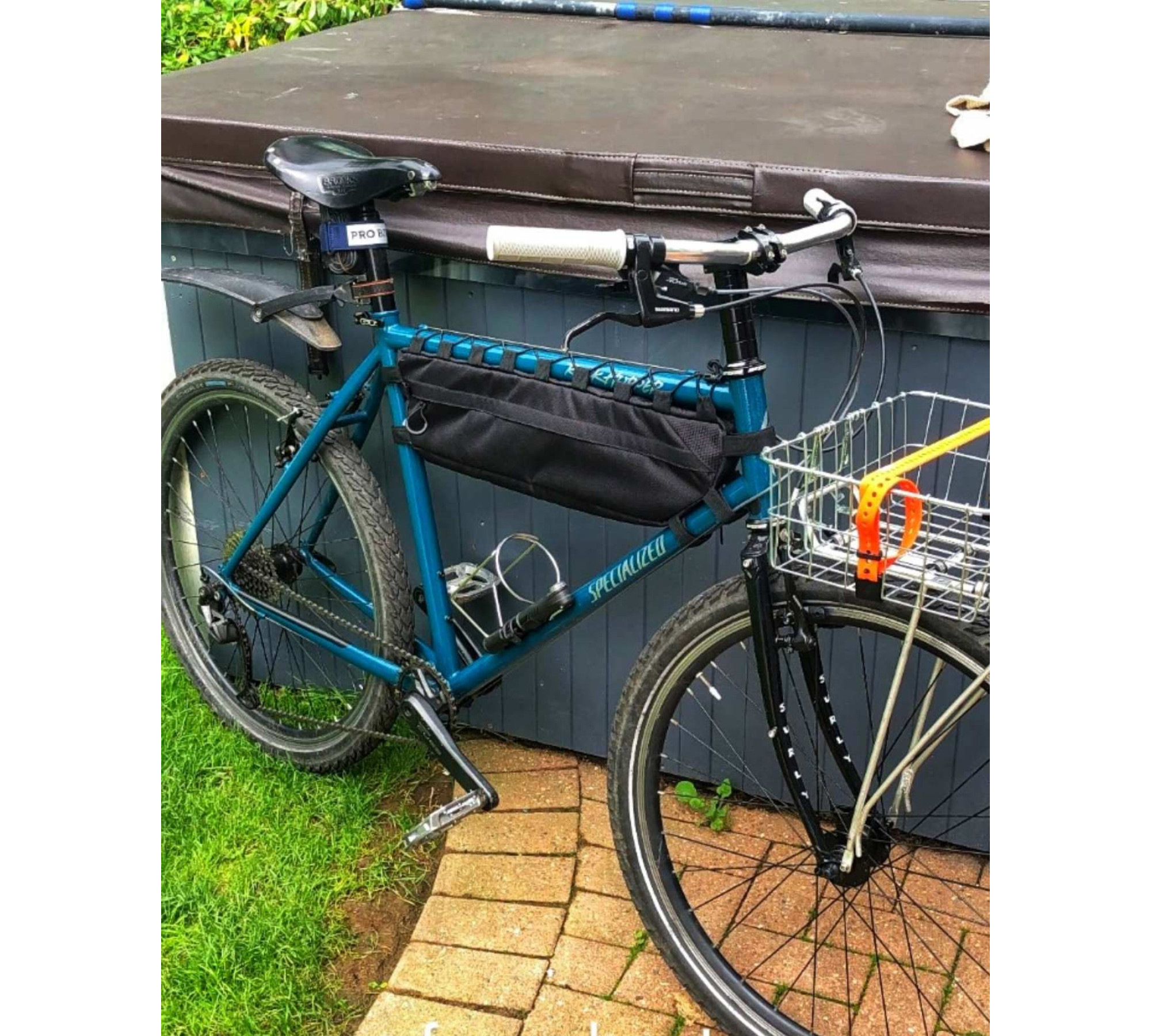 Custom Half Frame Bike Bag Long by Lesenok