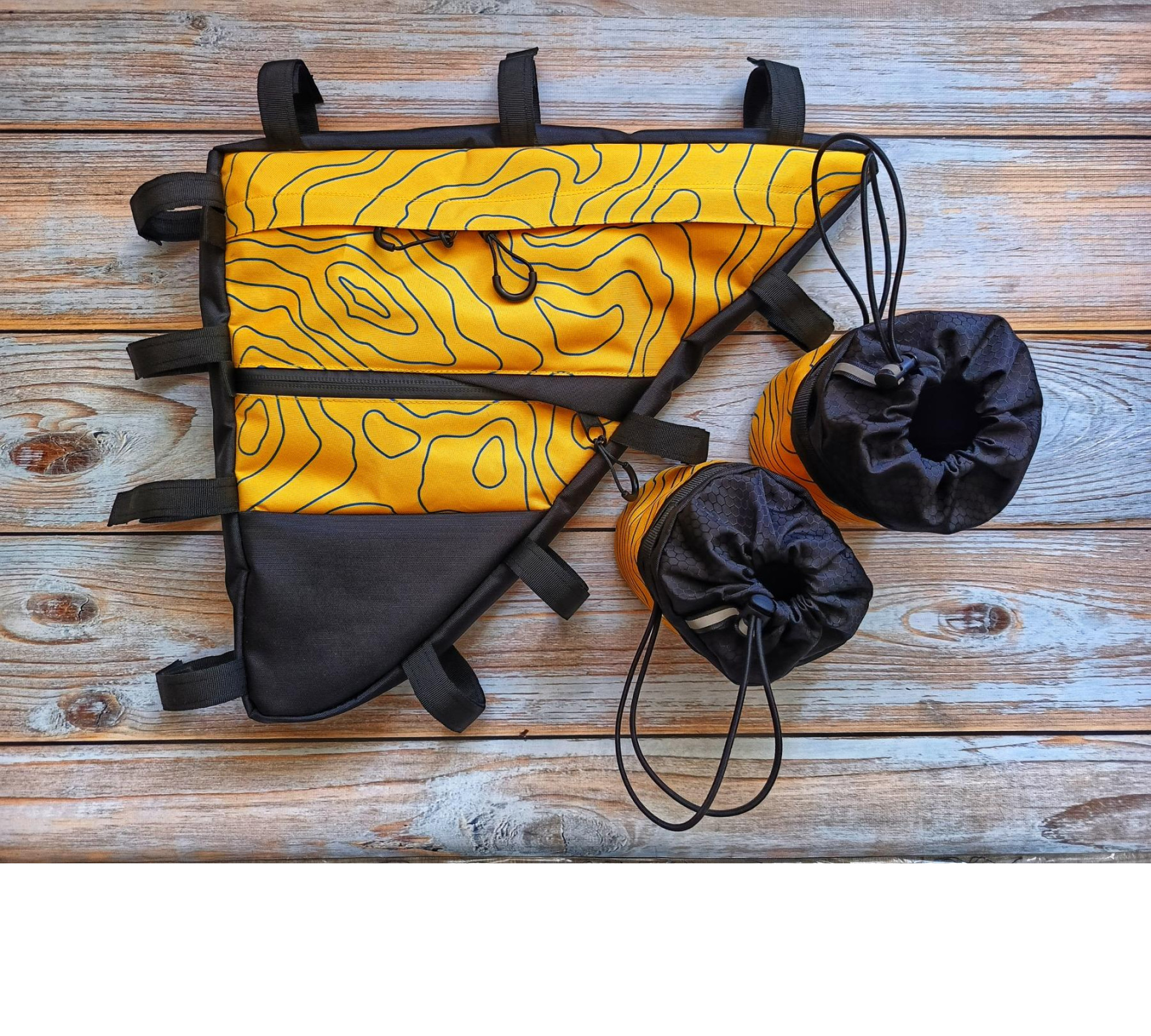 Custom Full Frame Velcro Bike Bag by Lesenok