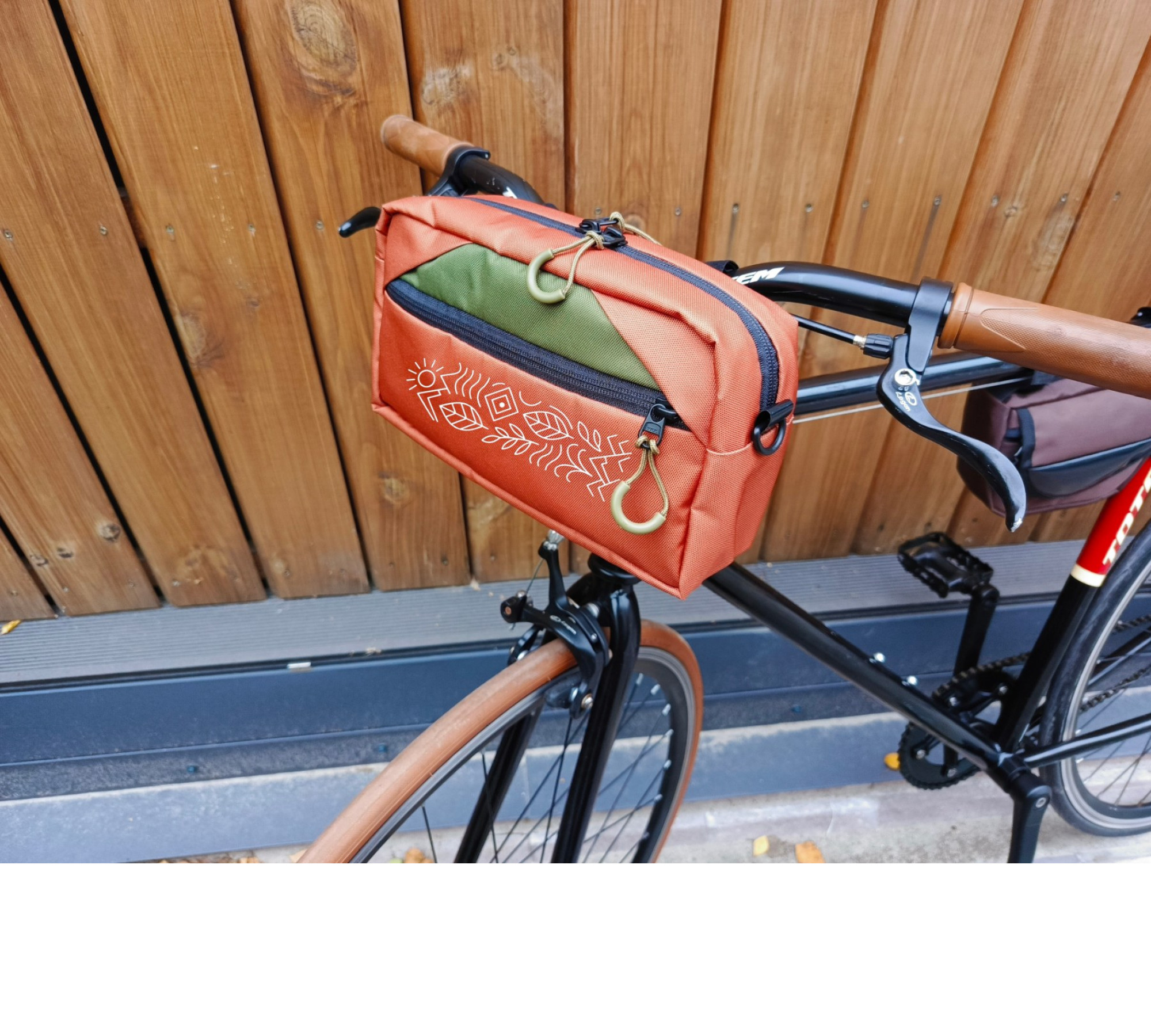 Handlebar Mini Bag MAESTRO — Urban Bikepacking & Gravel Bag by LESENOK