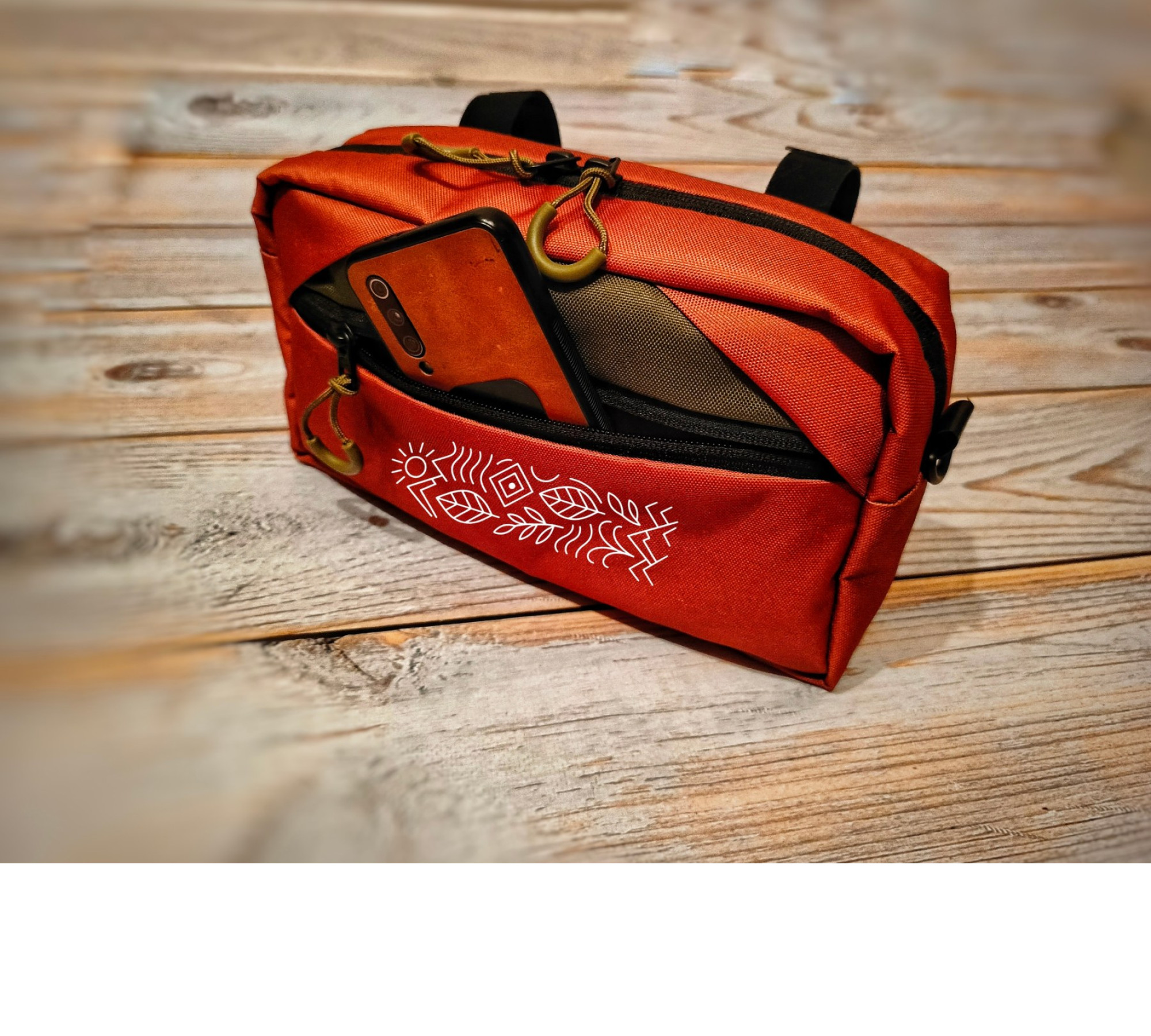 Handlebar Mini Bag MAESTRO — Urban Bikepacking & Gravel Bag by LESENOK