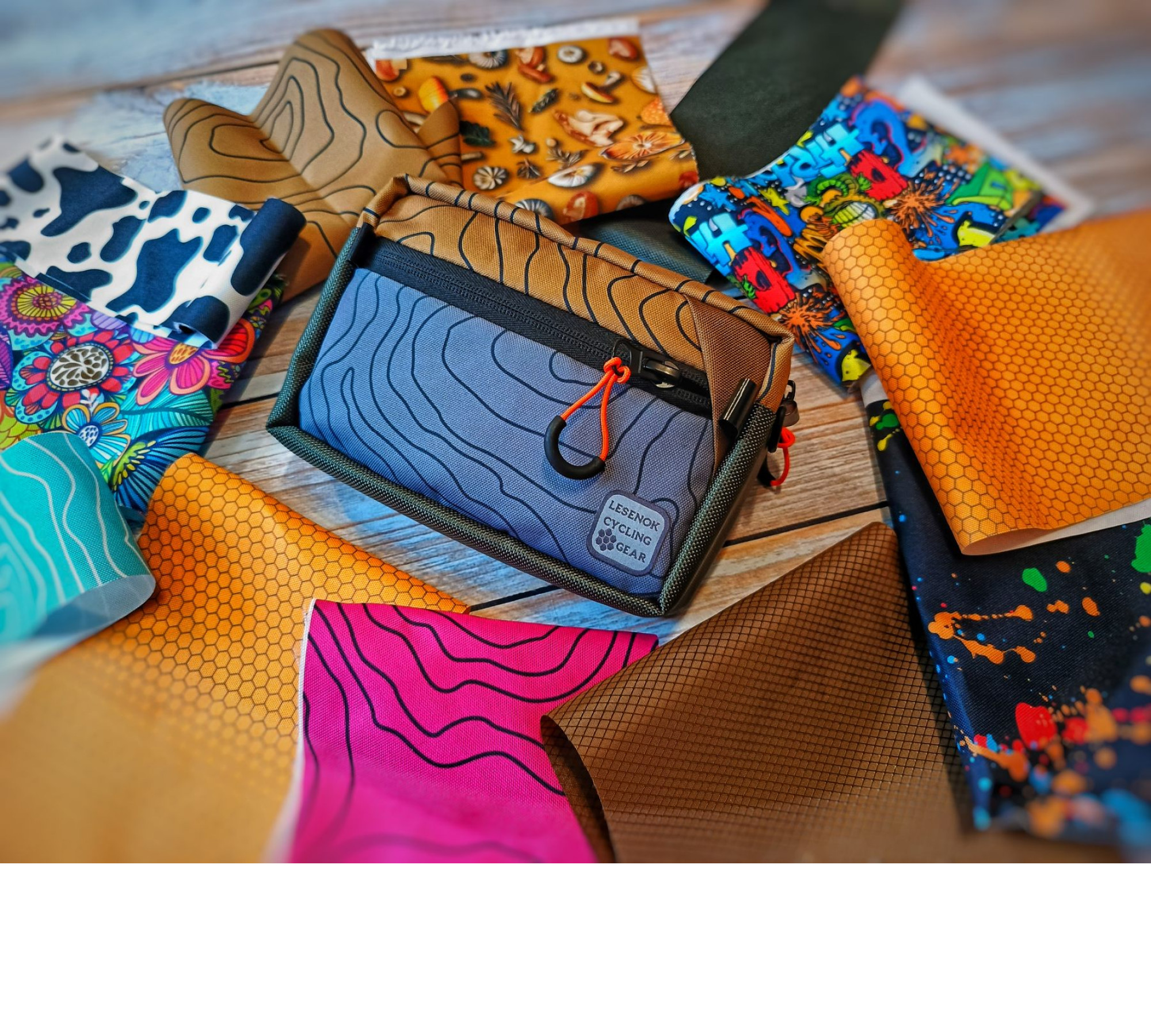 Recycling Mini Handlebar Bike Bag by Lesenok