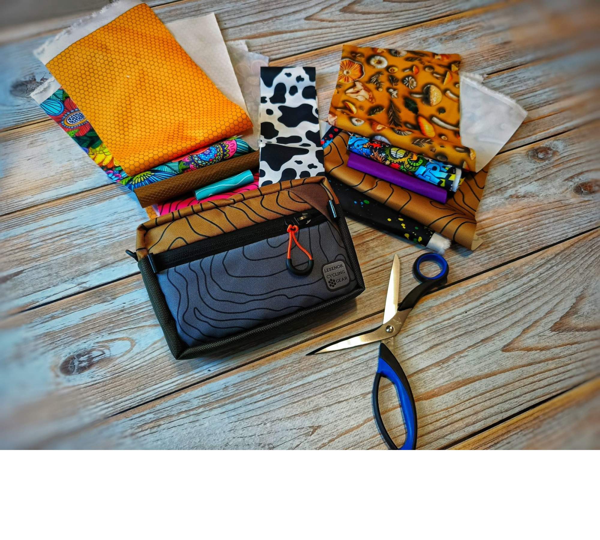 Recycling Mini Handlebar Bike Bag by Lesenok