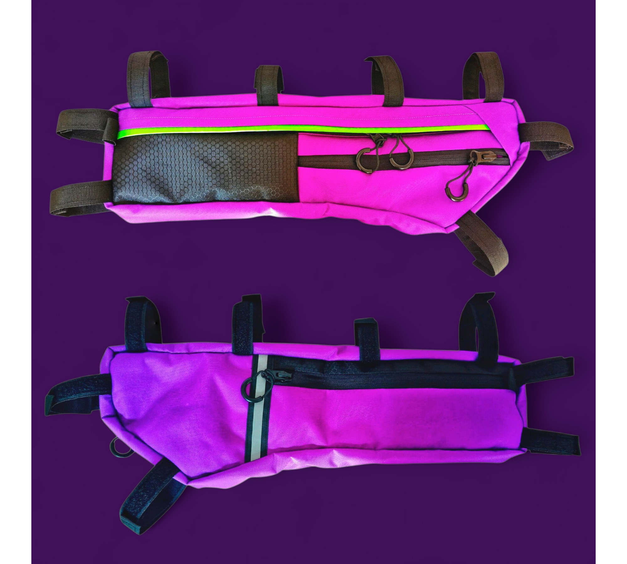 Custom Half Frame Bike Bag Long by Lesenok