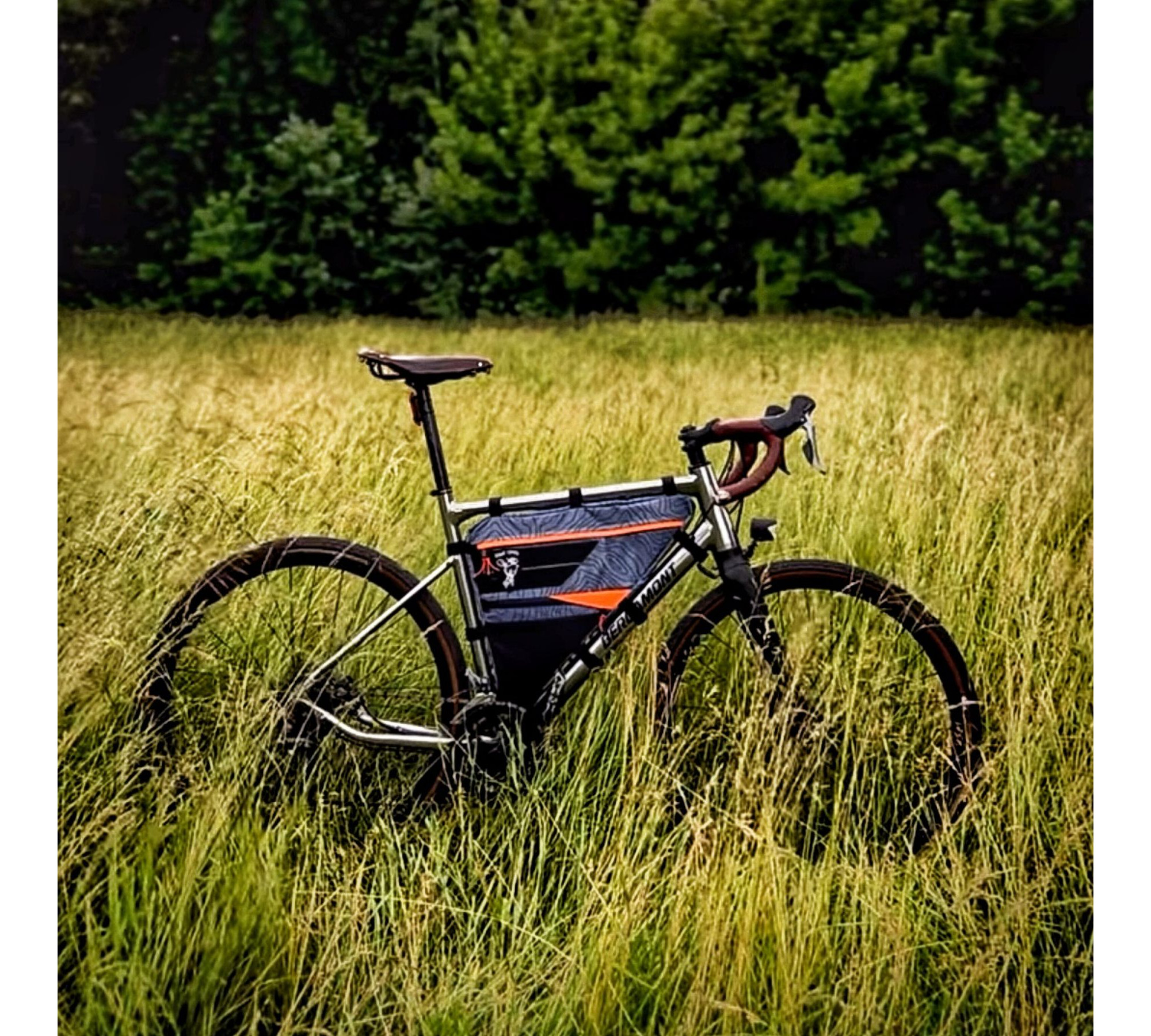 Custom Full Frame Velcro Bike Bag by Lesenok