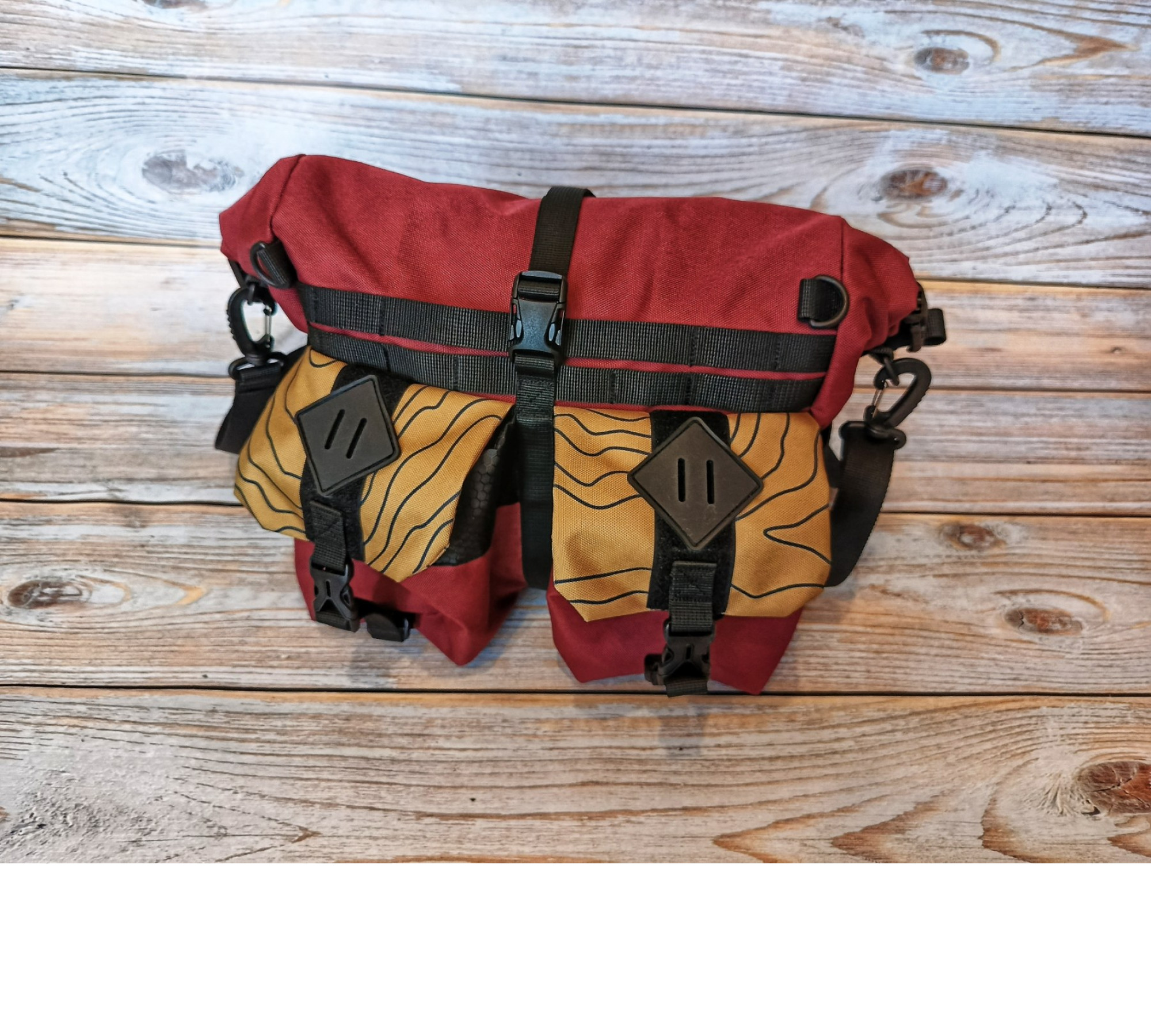 FILIN Roll-Top Handlebar Bag for Bikepacking & Touring — Lesenok