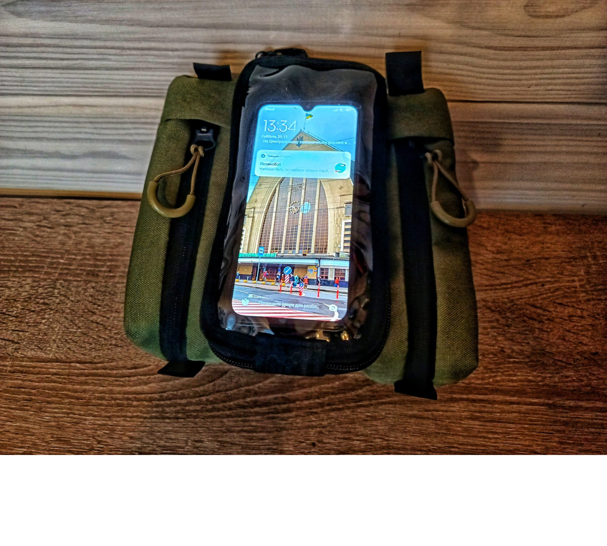 Frame Bike Bag SENSOR | Compact Bicycle Frame Bag with Phone Access – Lesenok