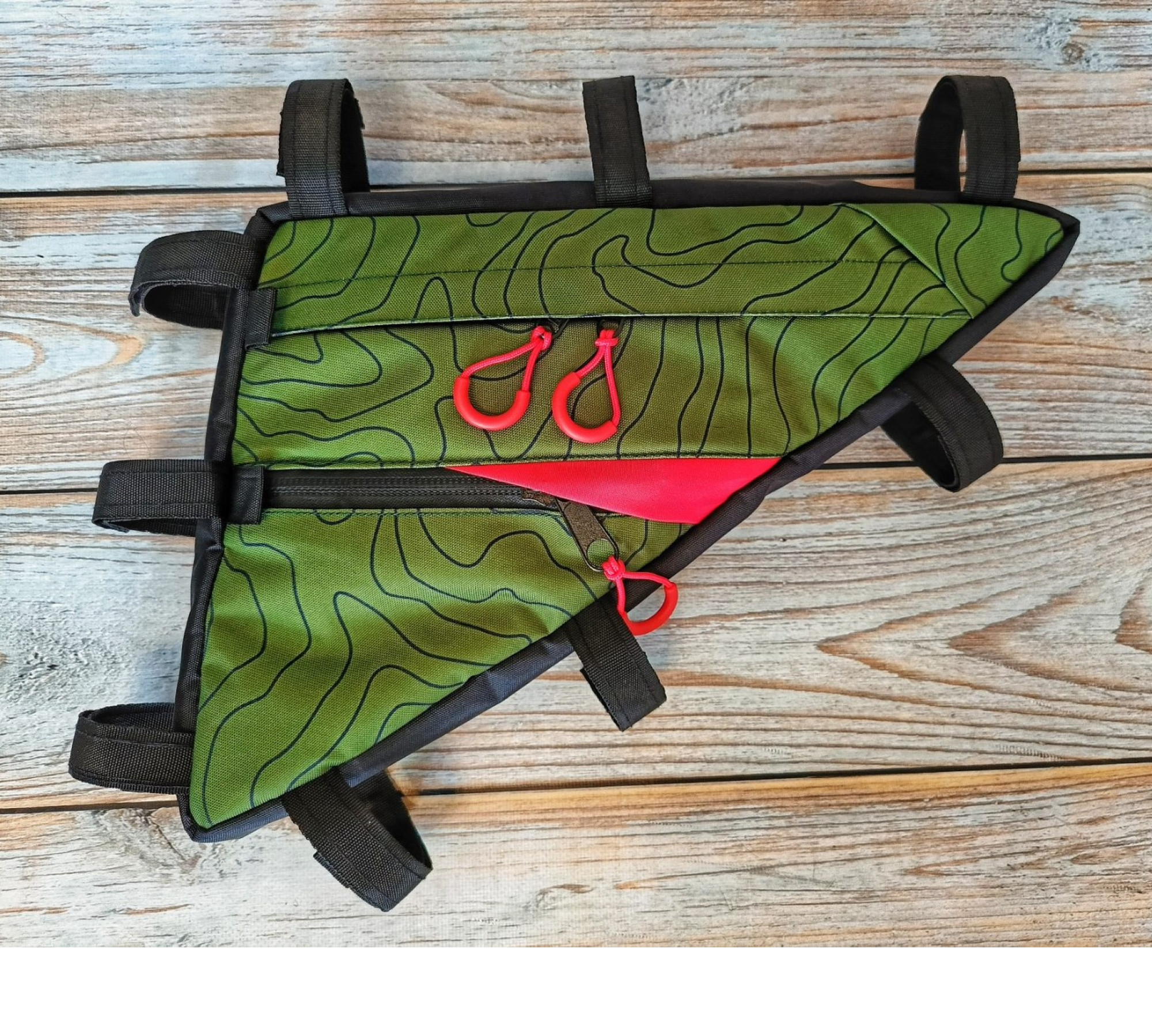 Custom Full Frame Velcro Bike Bag by Lesenok