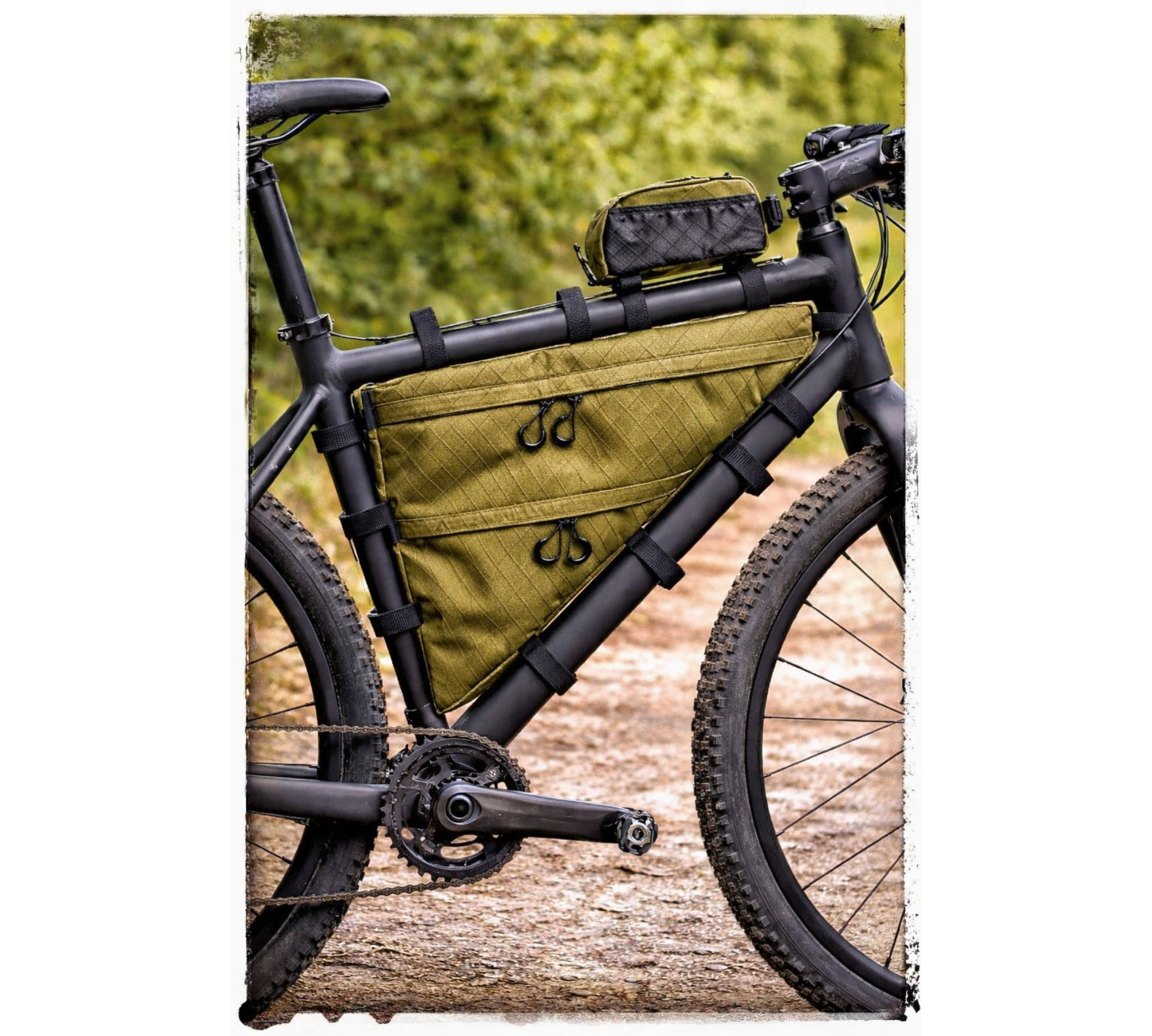 Frame Bag X-Pac LXF for Bicycle – Custom Bikepacking Bag LESENOK