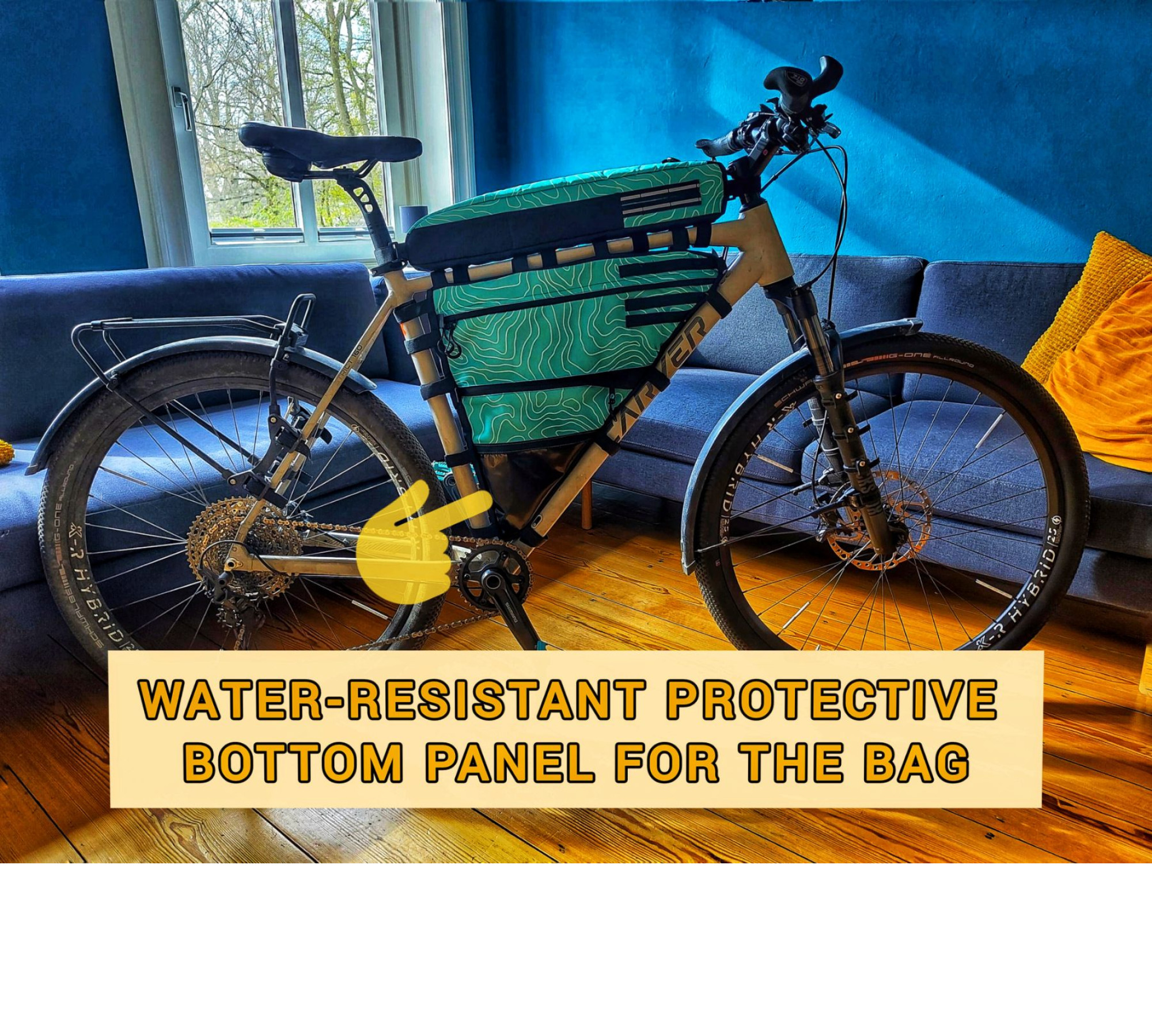 Set- 2 Frame bag custom bikepacking