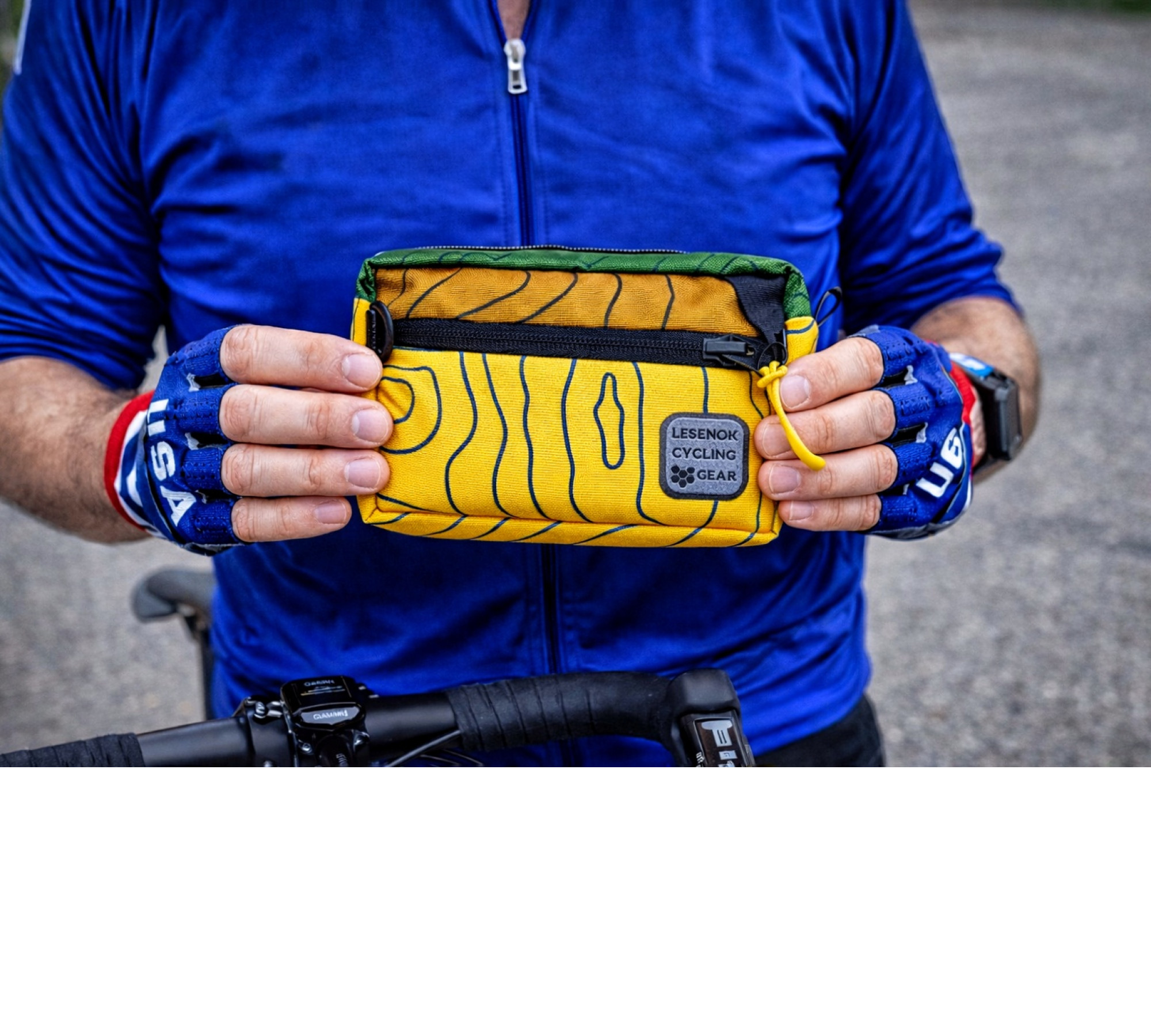 Recycling Mini Handlebar Bike Bag by Lesenok