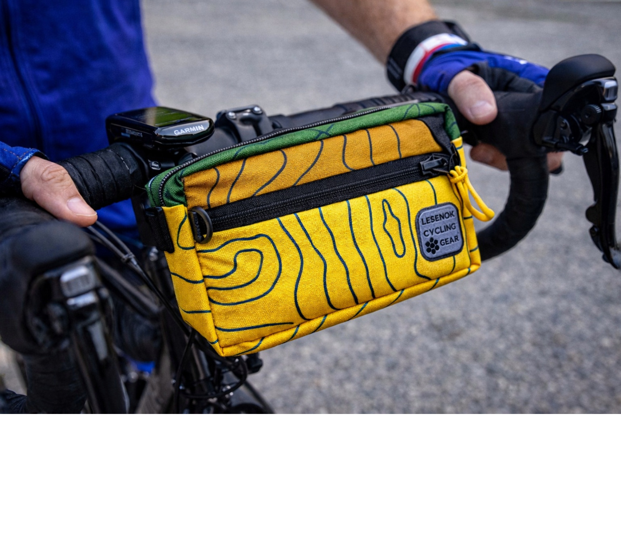 Recycling Mini Handlebar Bike Bag by Lesenok