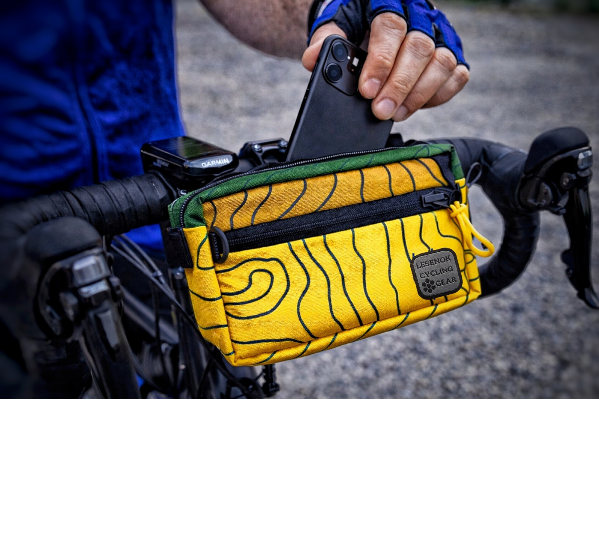 Recycling Mini Handlebar Bike Bag by Lesenok