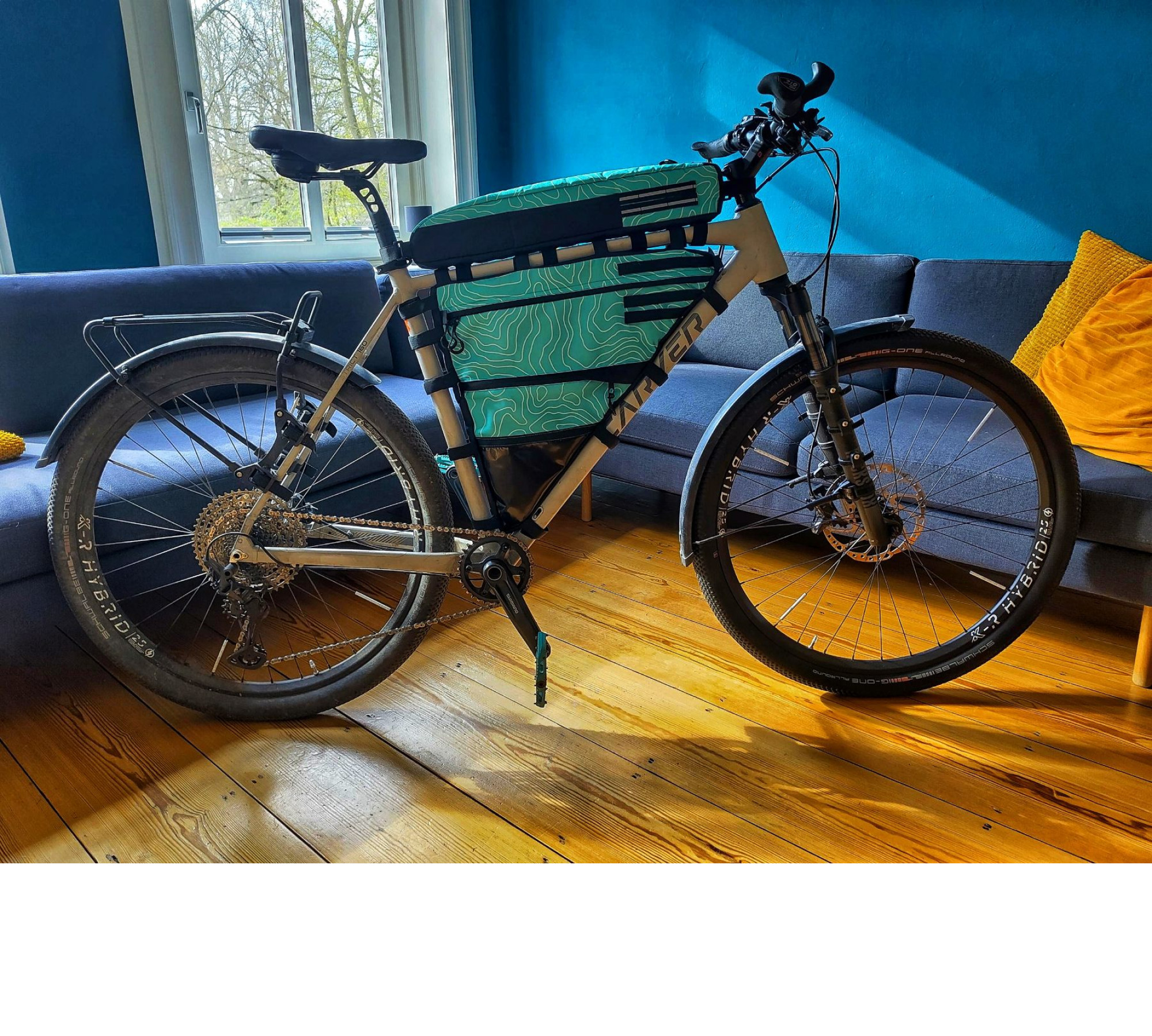 Set- 2 Frame bag custom bikepacking
